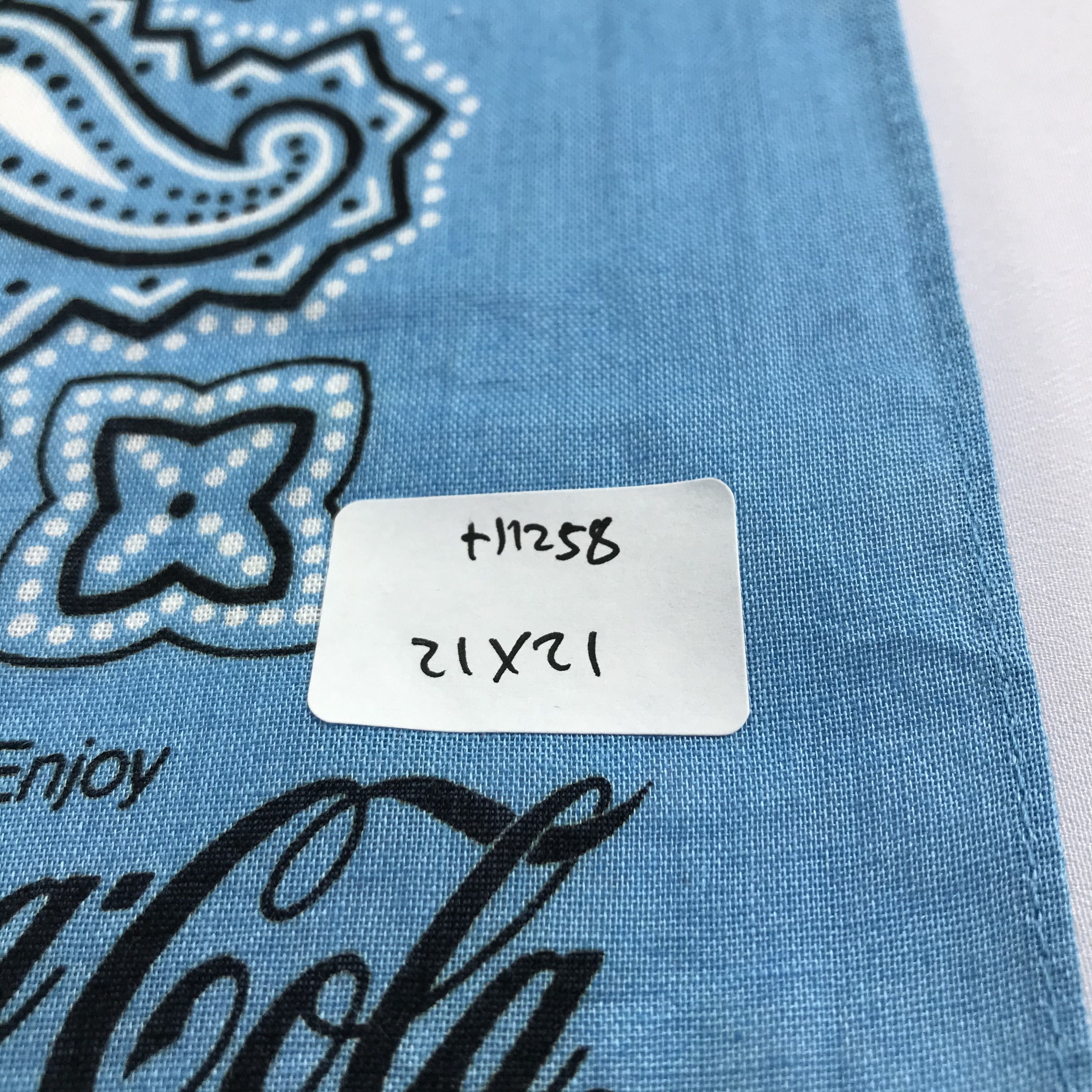 Coca Cola × Vintage Coca-Cola Paisley Handkerchief Neckerchief Bandana H1258 Size ONE SIZE - 4 Thumbnail
