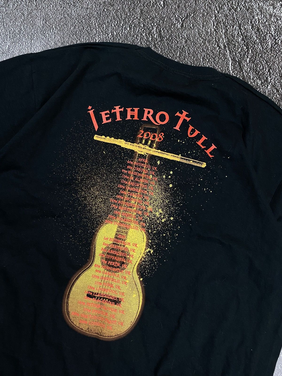 Band Tees × Vintage VINTAGE Y2K JETHRO TULL AMAZING RARE TOUR TEE Size US L / EU 52-54 / 3 - 2 Thumbnail
