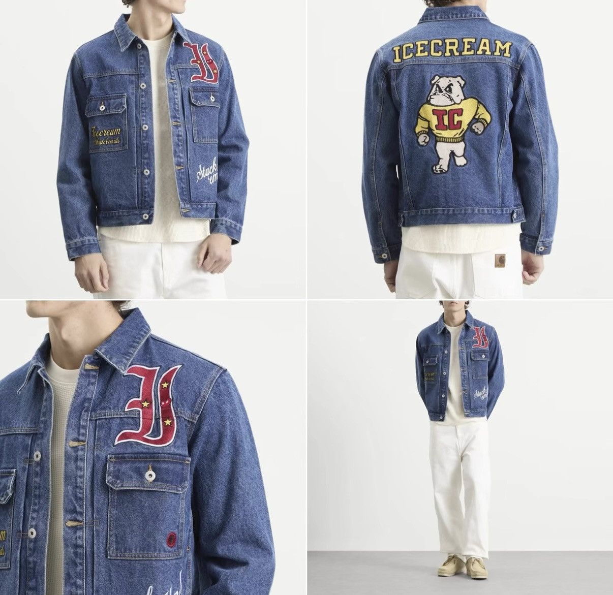 Billionaire Boys Club Embroidered Denim Jacket Billionaire Boys Club Pharrell Size US L / EU 52-54 / 3 - 7 Thumbnail