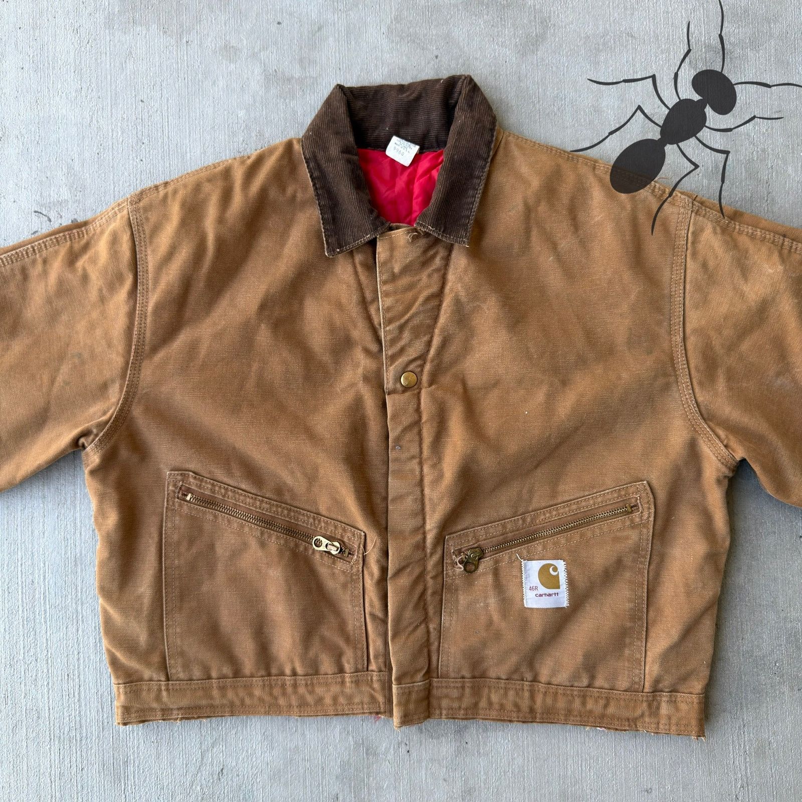 Carhartt × Vintage Copied - Carhartt work wear jacket Size US L / EU 52-54 / 3 - 4 Thumbnail