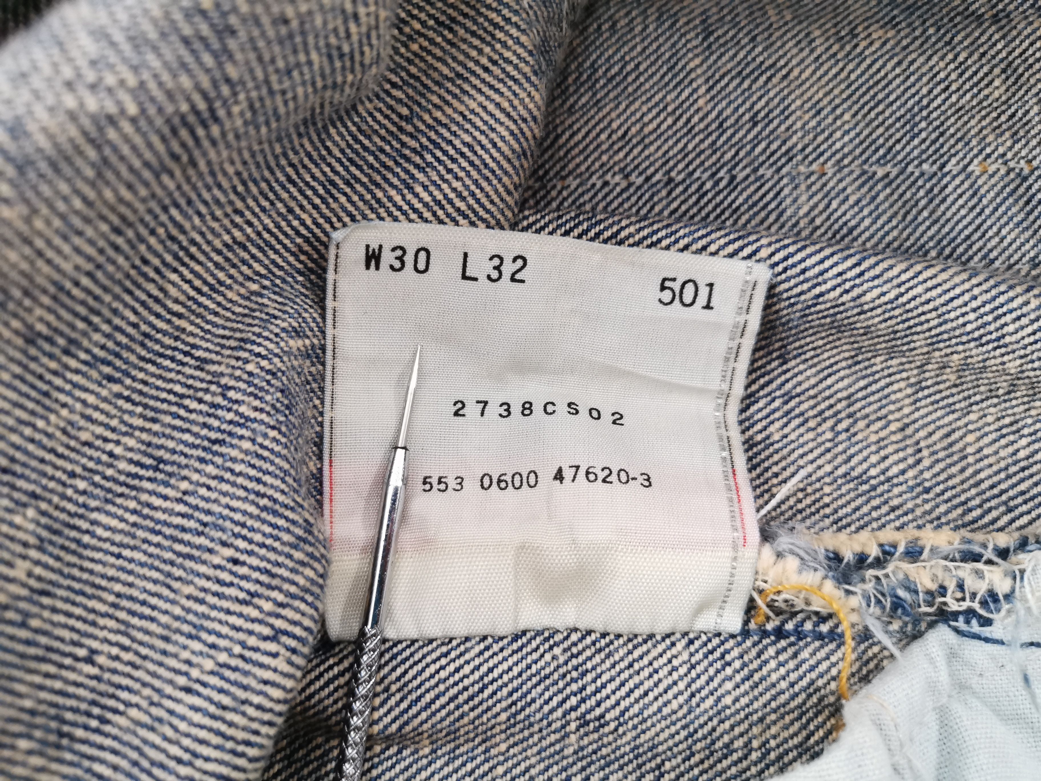 Levi's Vintage Levis Lot 501 Denim Jeans Made In USA Size 27/30x32 Size US 27 - 10 Thumbnail