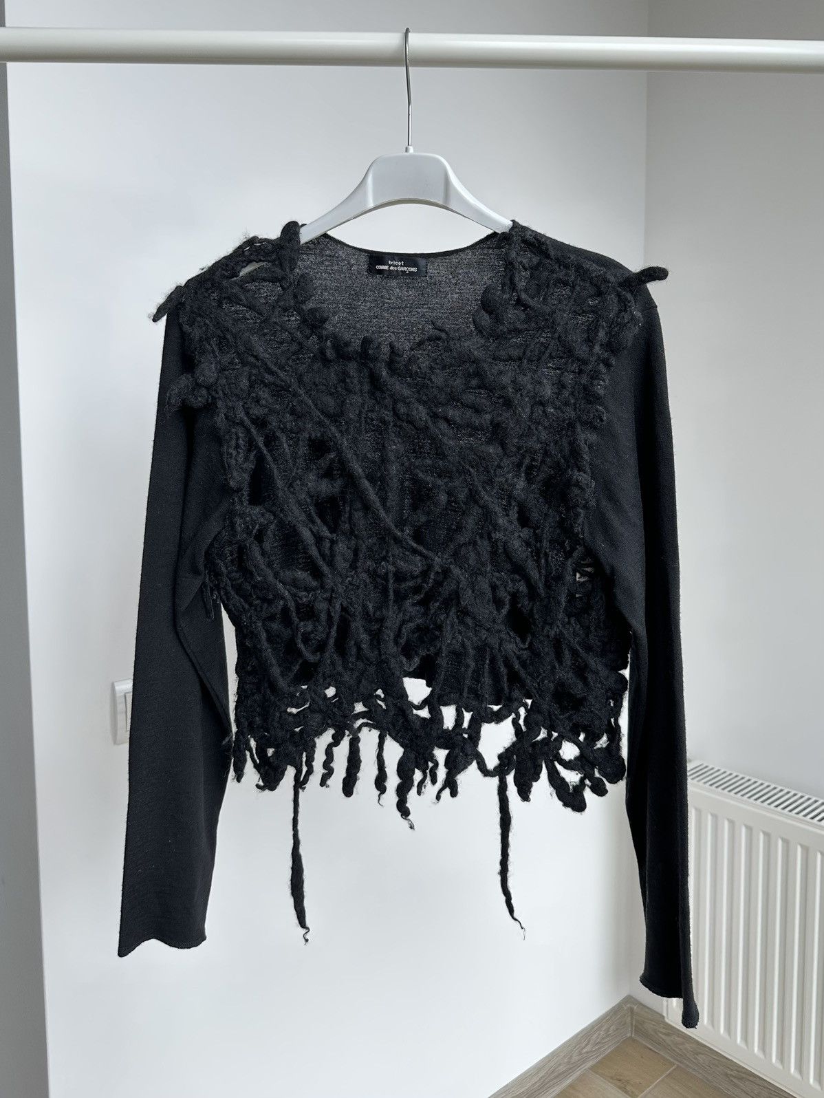 Archive Comme Des Garçons tricot 1992 Wool Net Jumper