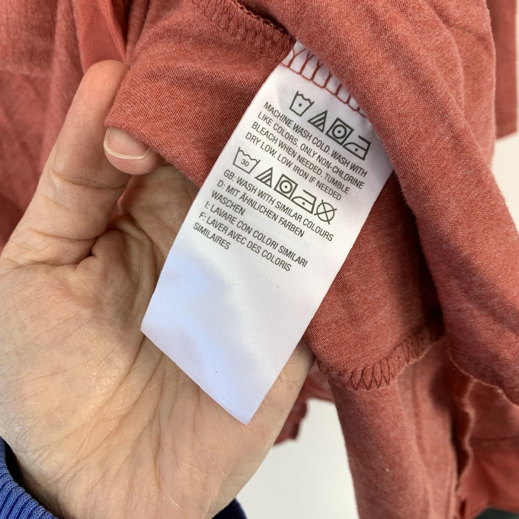 Vintage LOGO LOUNGE Tunic Shirt Womens XXS Rust Red Heathered Pockets Layered Chiffon Hem Casual Knit Crew Neck Long Sleeve Fall Winter Spring Size XXS / US 00 / IT 34 - 7 Thumbnail