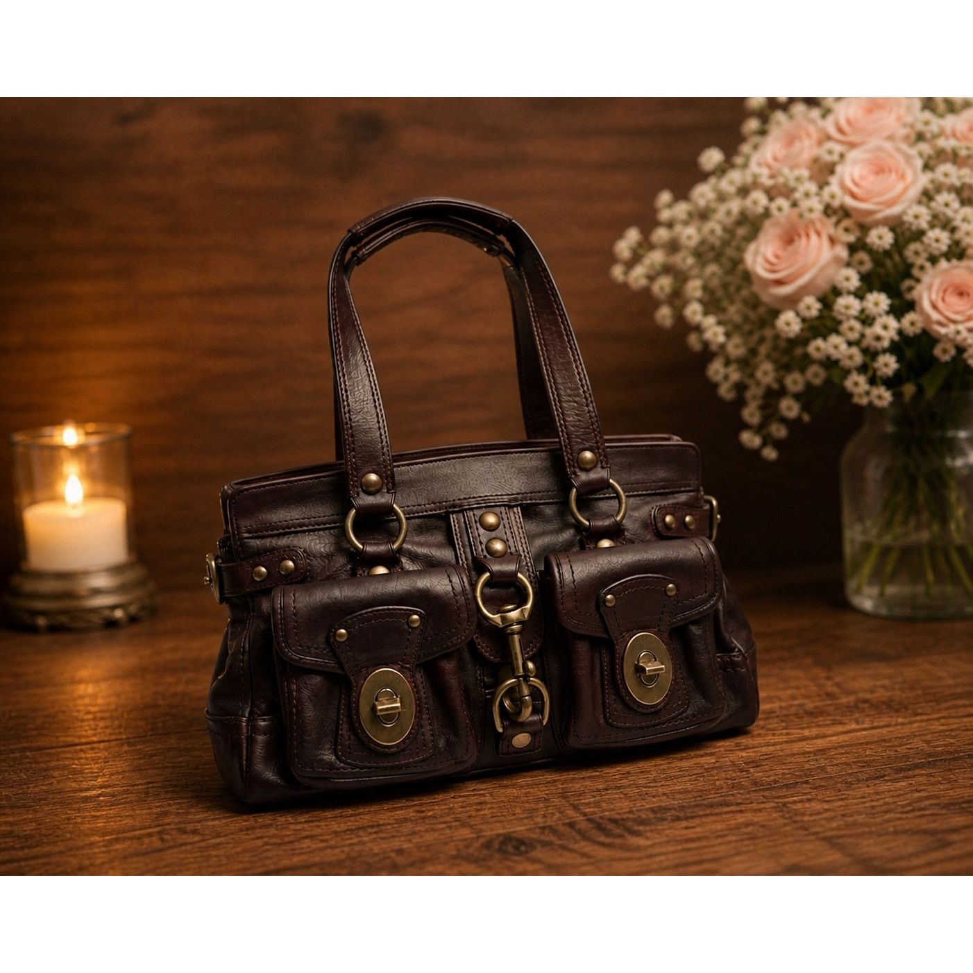 Coach Coach 65th Legacy Mandy Satchel Mahogany Restored Size ONE SIZE - 1 Thumbnail