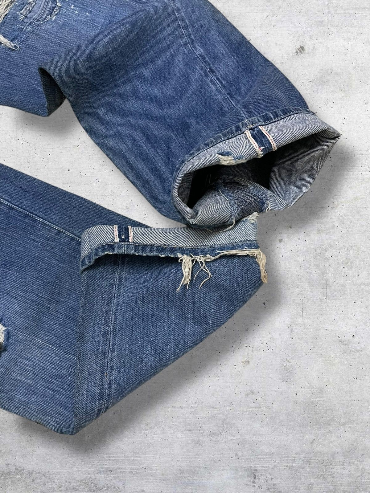 Nepenthes VINTAGE HOGGS BY NEPHENTES OG JAPAN DESIGNER SELVEDGE DENIM Size US 29 - 12 Thumbnail