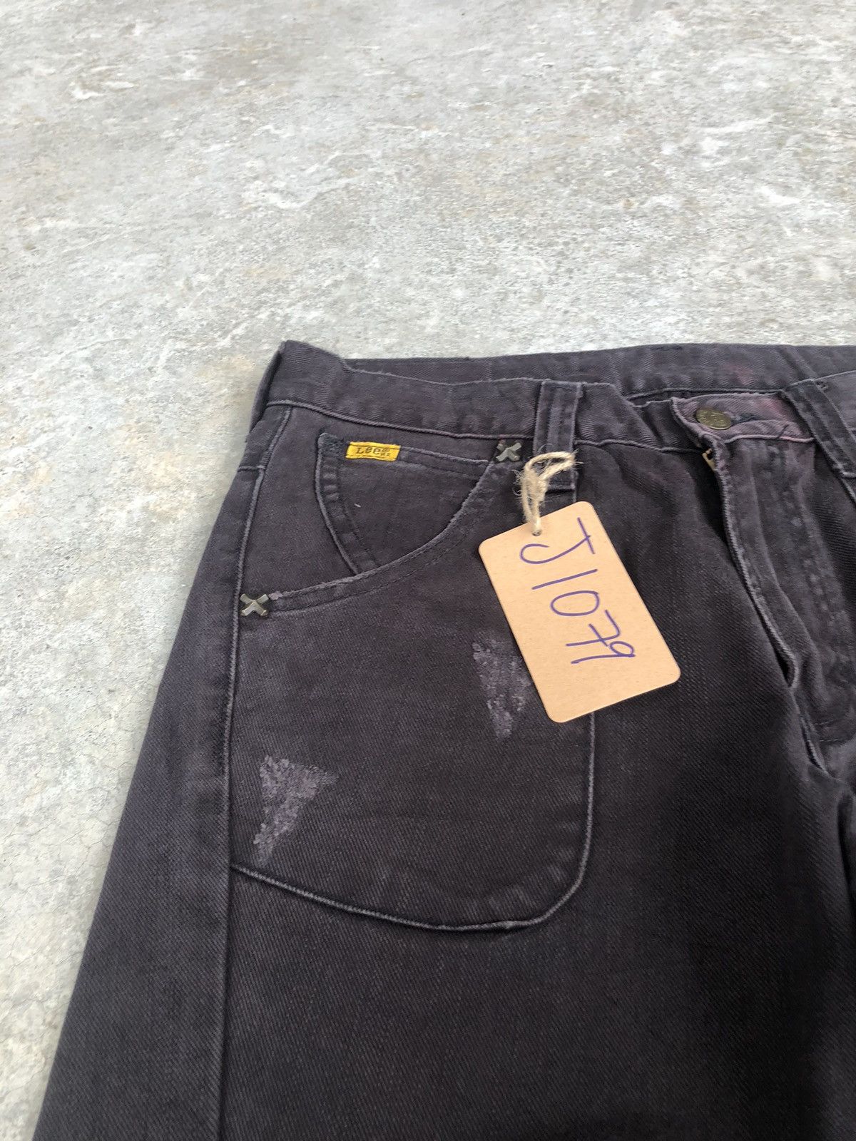 Lee Japanese Lee Flared Jeans Distressed Jeans Size US 32 / EU 48 - 16 Thumbnail