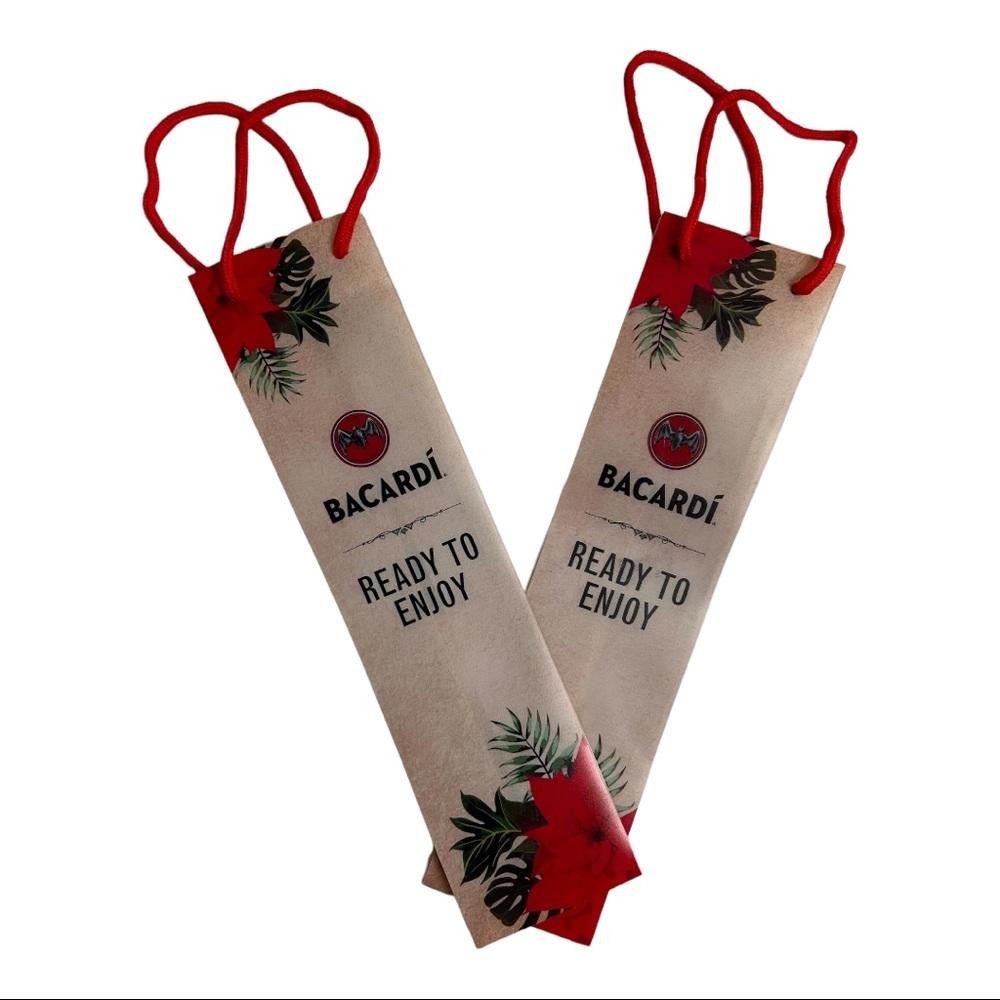 Designer NWOT Bacardi Reusable Bottle Plastic Gift Bags Size ONE SIZE - 1 Thumbnail