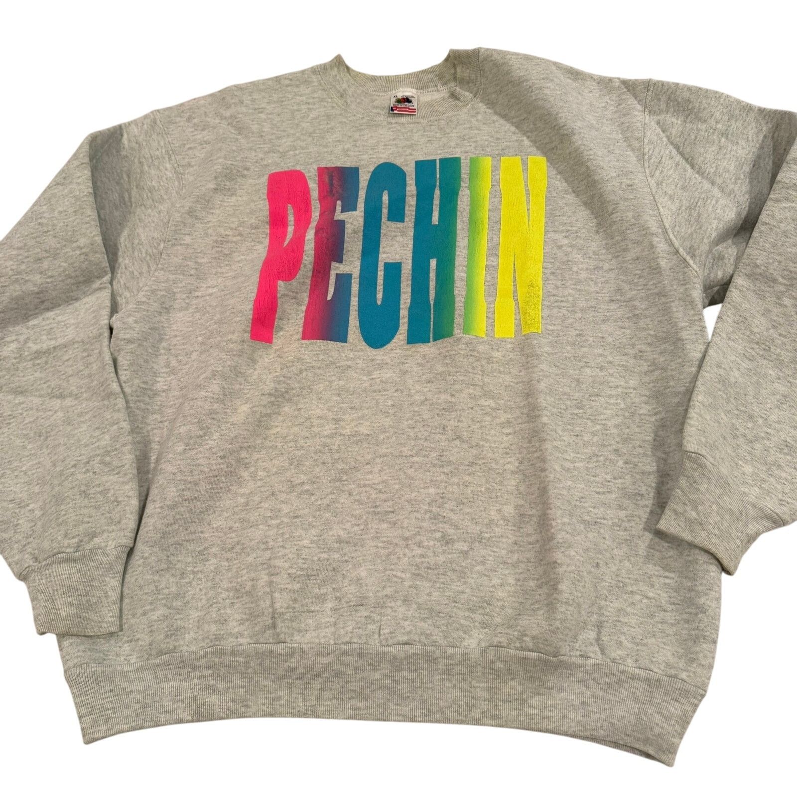 Fruit Of The Loom Vintage Pechin Pennsylvania Sweatshirt XL Made in USA Size US XL / EU 56 / 4 - 1 Thumbnail