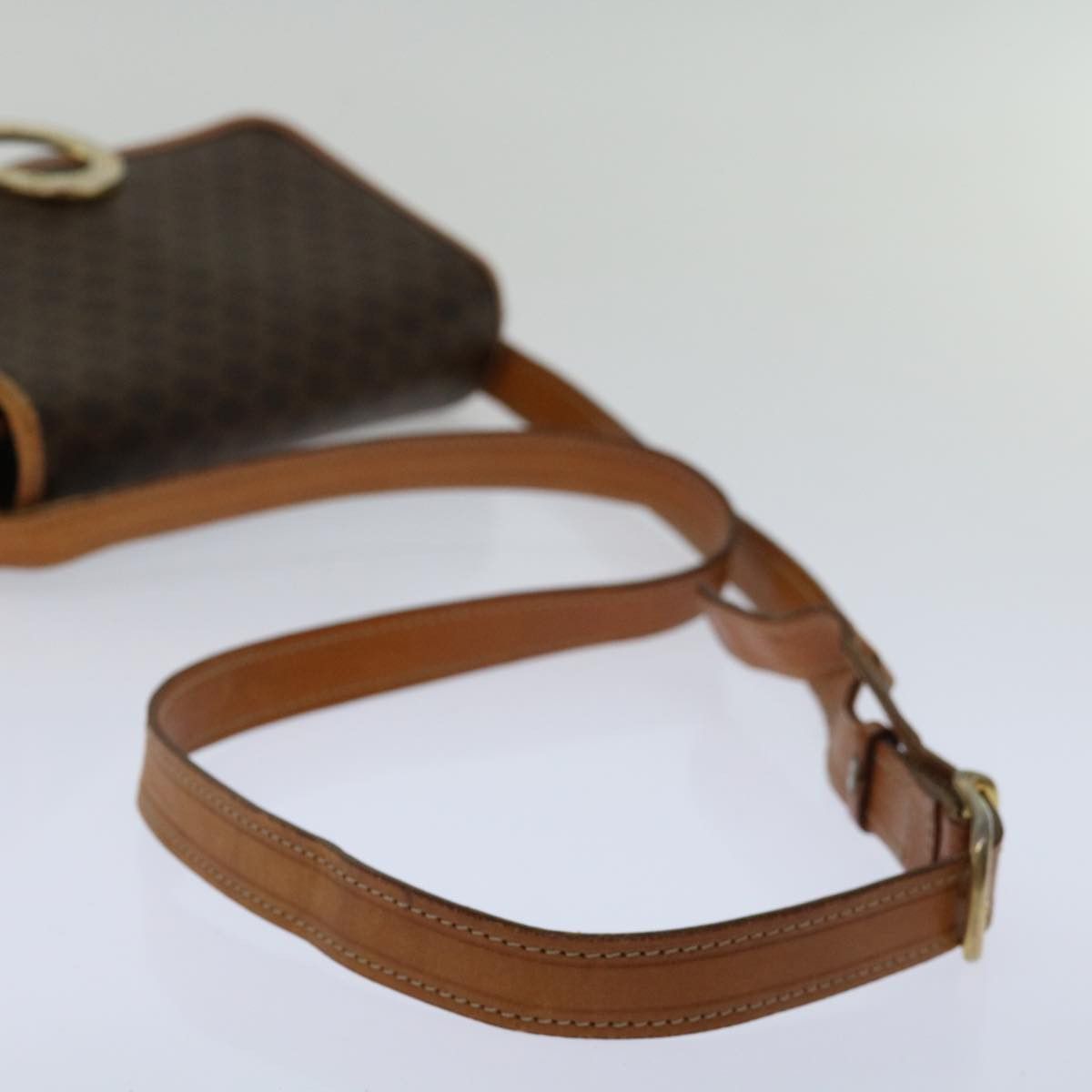 Celine CELINE Macadam Canvas Shoulder Bag Pvc Brown Size ONE SIZE - 7 Thumbnail