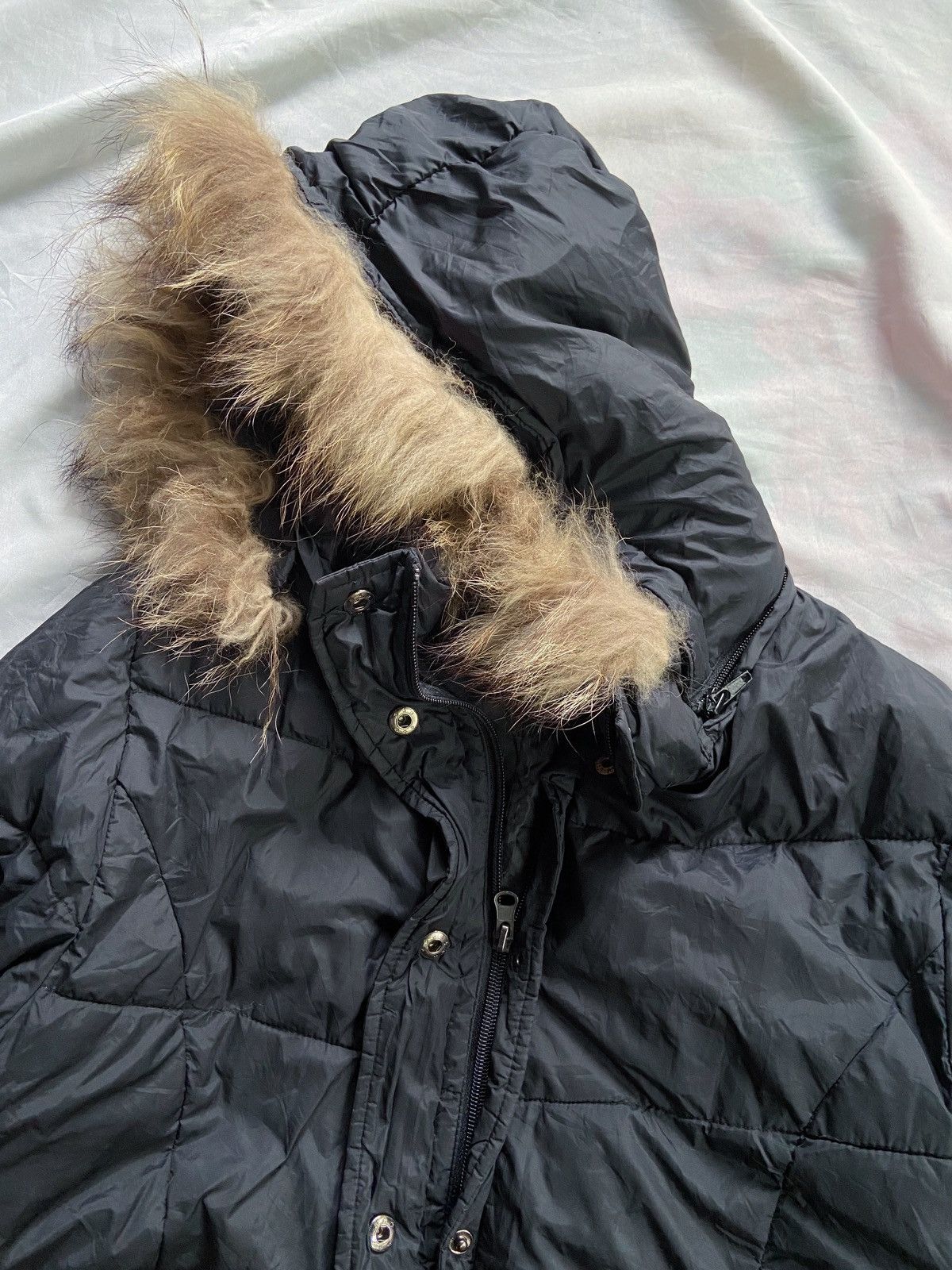 Isamu Katayama Backlash JAPANESE NAVY NATURAL PUFFER DOWN FUR JACKET Size US M / EU 48-50 / 2 - 8 Thumbnail