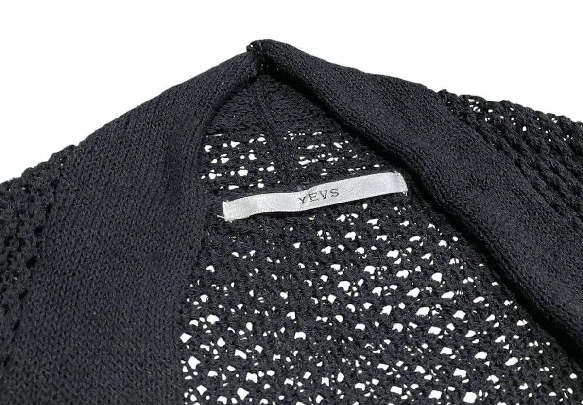 If Six Was Nine × Japanese Brand × Le Grande Bleu (L.G.B.) 🔥Y2K Japanese Yevs Goth Punk Mesh Open Knit Long Cardigan Size US XL / EU 56 / 4 - 5 Thumbnail