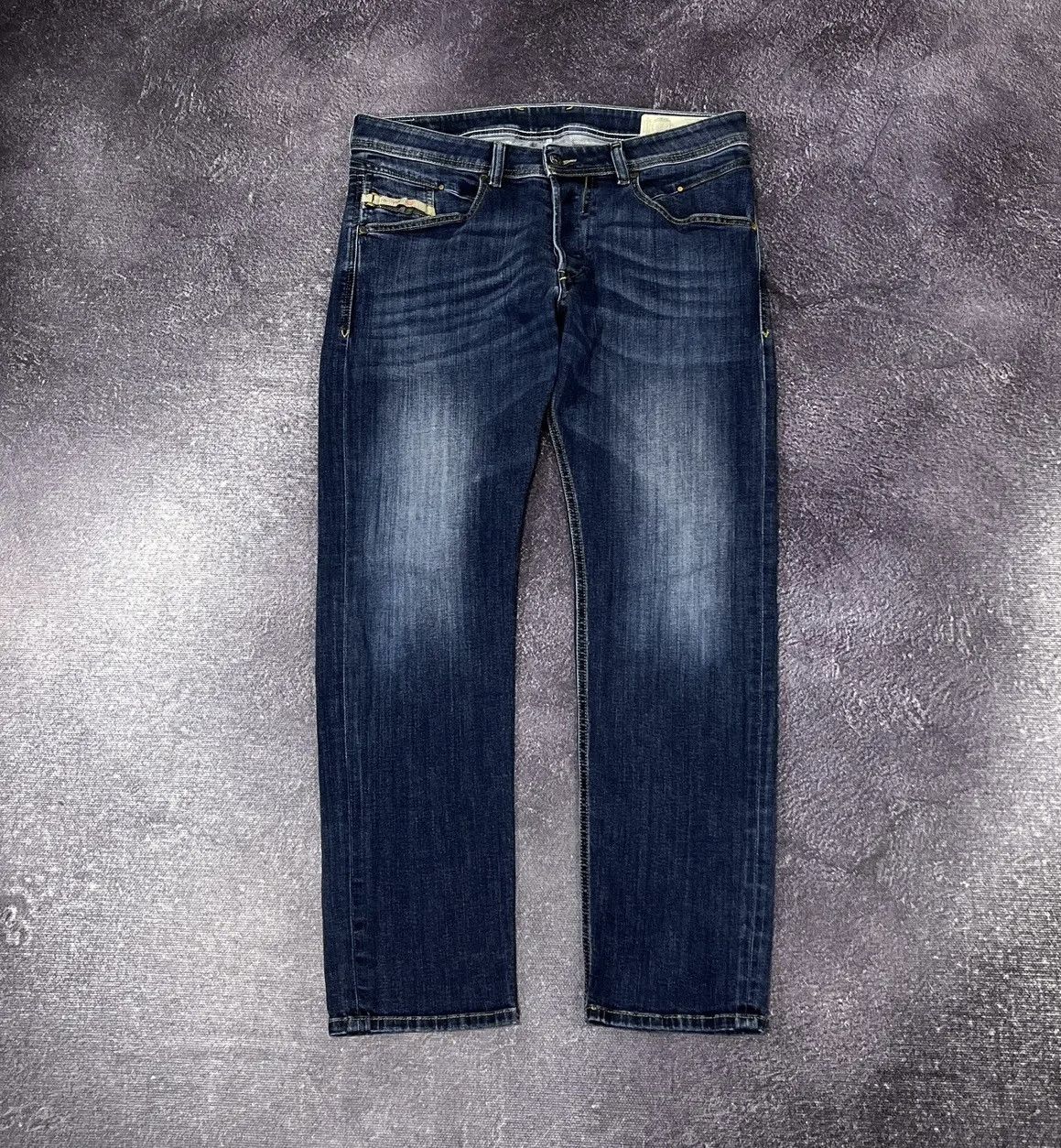 Diesel Vintage Diesel Faded Blue Denim Avant Garde Hype Jeans Size US 36 / EU 52 - 1 Thumbnail