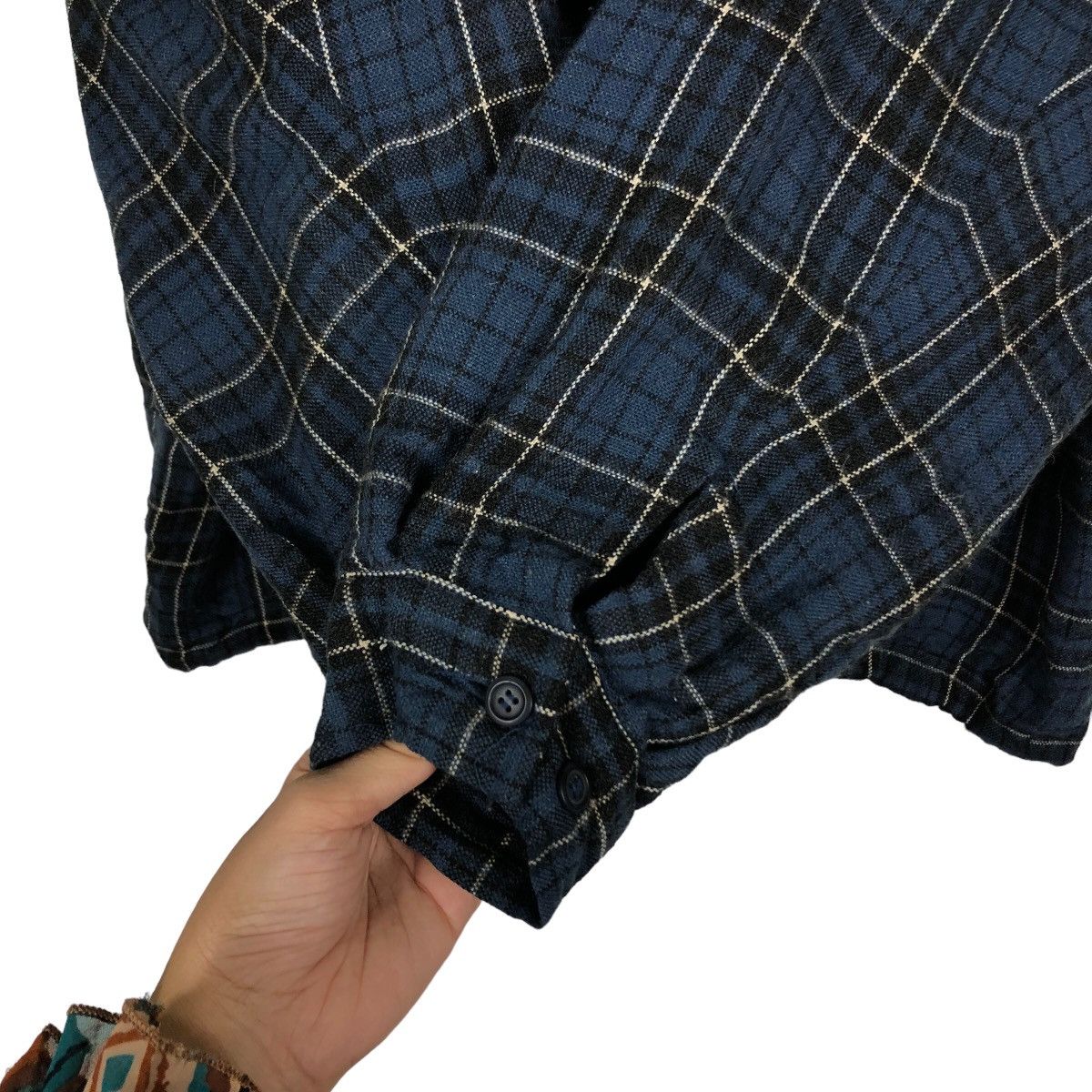 Japanese Brand 🔥90’s Vintage Flannel Jacket Media Oggi Tartan Design Size US L / EU 52-54 / 3 - 12 Thumbnail
