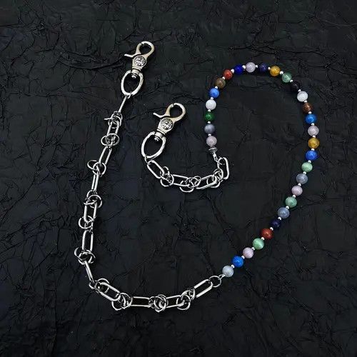 Jewelry 857Y2K Waist Chain – Cat Eye Stone, Spliced Pendant Size ONE SIZE - 4 Thumbnail