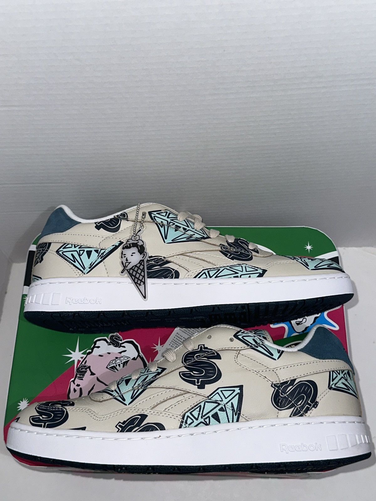 Billionaire Boys Club BBC Ice Cream X Reebok BB 4000 Diamonds & Dollars DS US11.5 Size US 11.5 / EU 44-45 - 3 Thumbnail