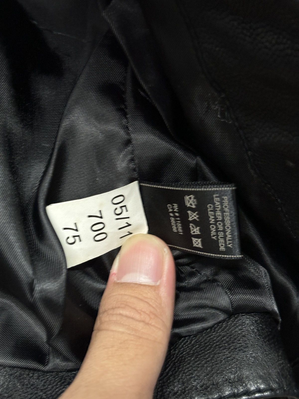 7 For All Mankind 7 for All Mankind Asymmetrical Leather Jacket Size XS / US 0-2 / IT 36-38 - 9 Thumbnail