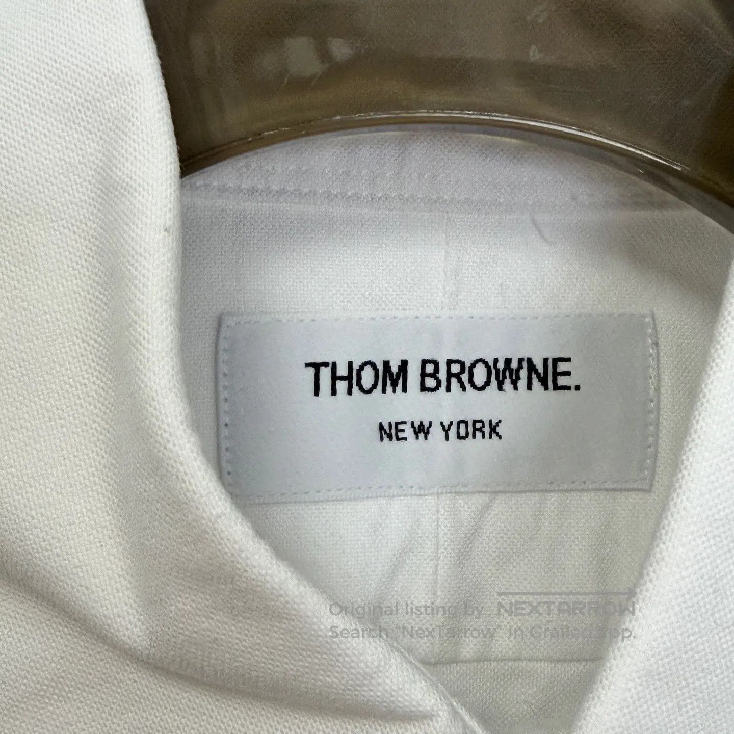 Thom Browne Thom Browne White Double Sleeve Label Shirt| Size US XS / EU 42 / 0 - 2 Thumbnail