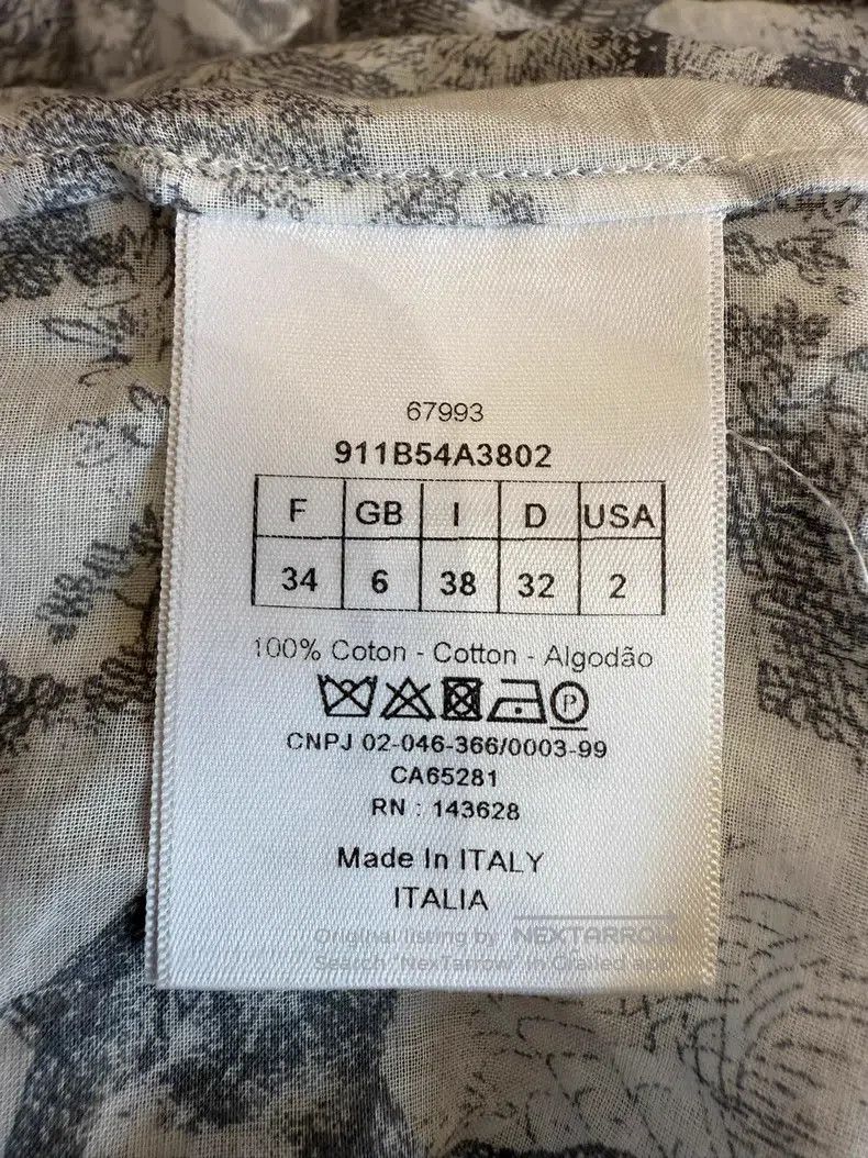 Dior Dior Zoo series long shirt Size XXS / US 00 / IT 34 - 5 Thumbnail