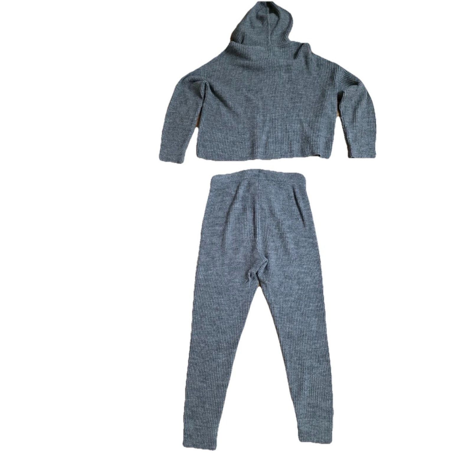 Kayden K Jenni Kayne Wool Alpaca Knit Set Gray Size M A001059 Size M / US 6-8 / IT 42-44 - 14 Thumbnail