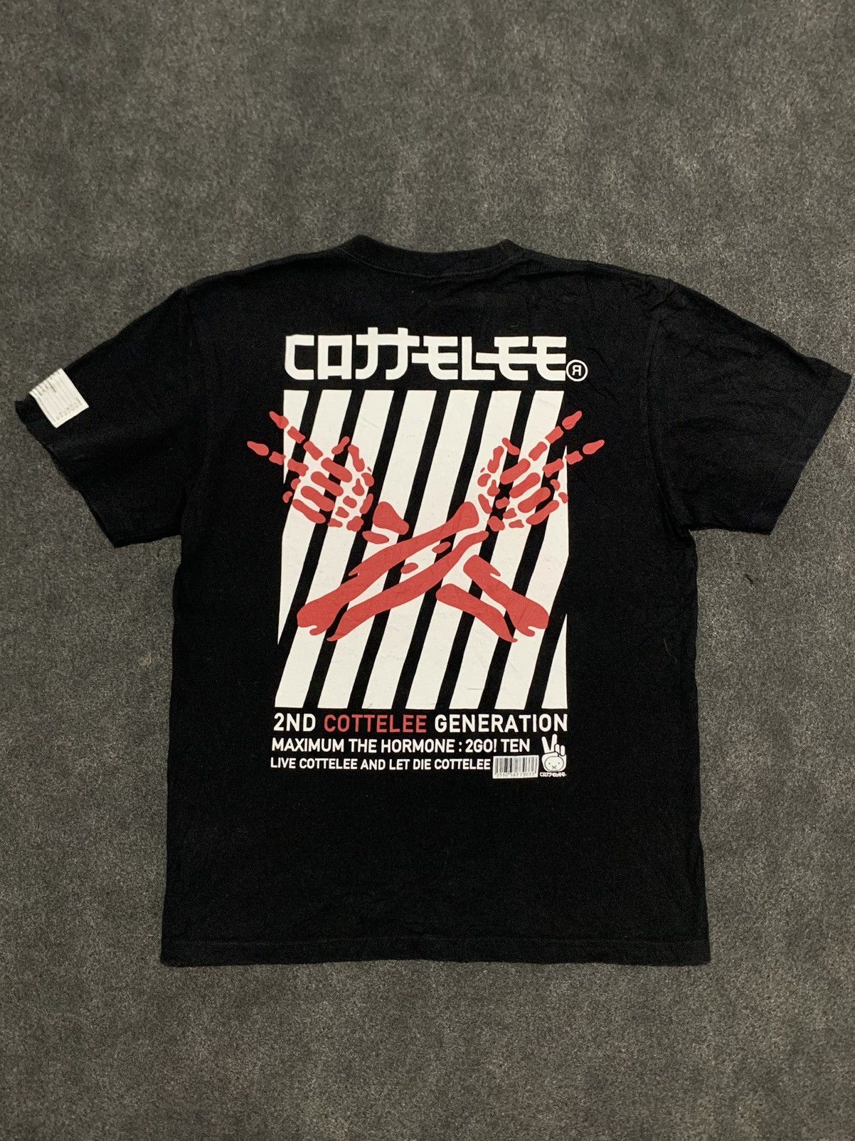 Japanese Brand Cottelee x maximum hormones tshirt Size US L / EU 52-54 / 3 - 7 Thumbnail