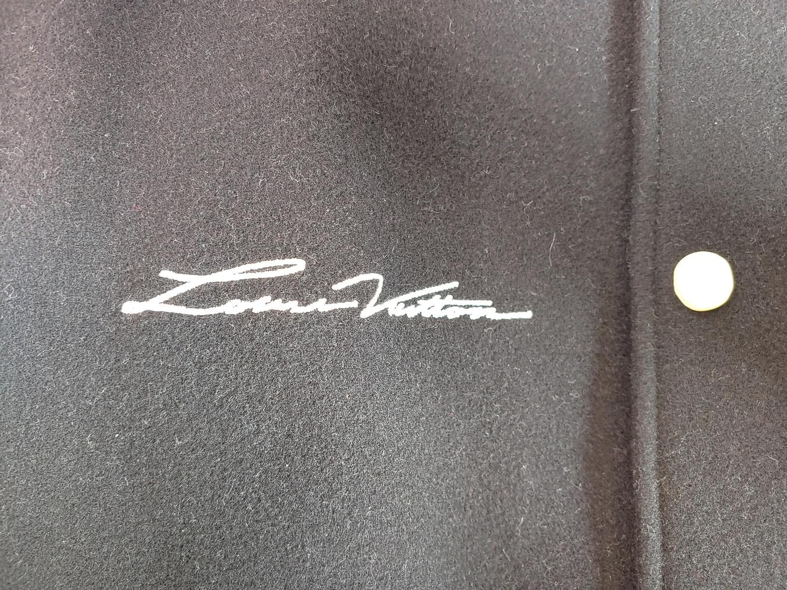Louis Vuitton Louis Vuitton Marque Deposee Varsity Jacket in Black/White Size US L / EU 52-54 / 3 - 4 Thumbnail