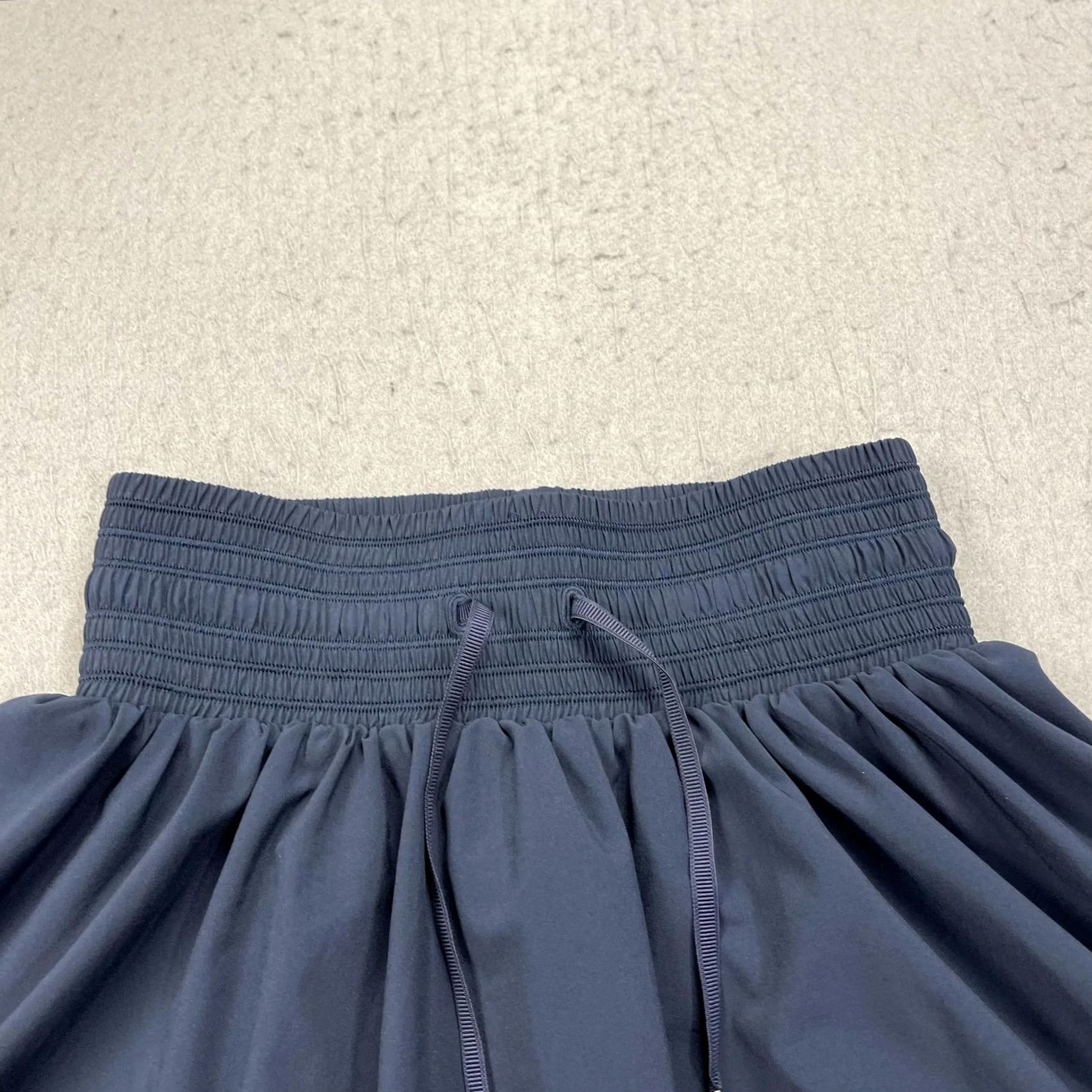 Lululemon Lululemon Skirt Womens Small Dark Blue High Low Athletic Drawstring Waist Lined Gym Training Size 28" / US 6 / IT 42 - 5 Thumbnail