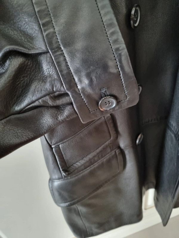 Gucci DOUBLE BREASTED LEATHER COAT BY TOM FORD Size US M / EU 48-50 / 2 - 8 Thumbnail