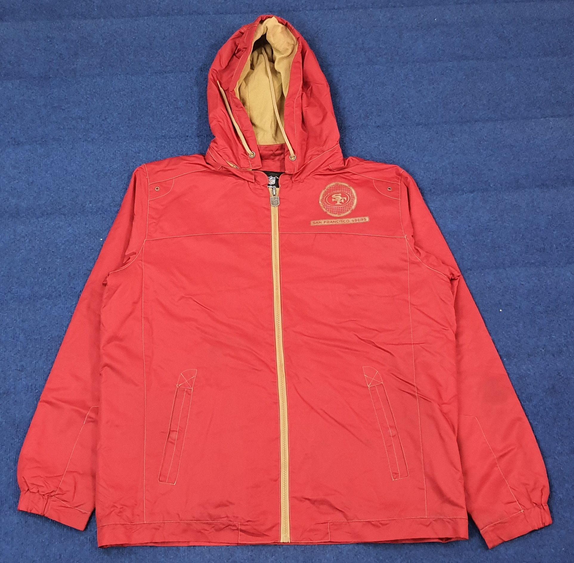 NFL Vintage NFL San Francisco 49ers Zipper Jacket C256N17 Size US XL / EU 56 / 4 - 3 Thumbnail