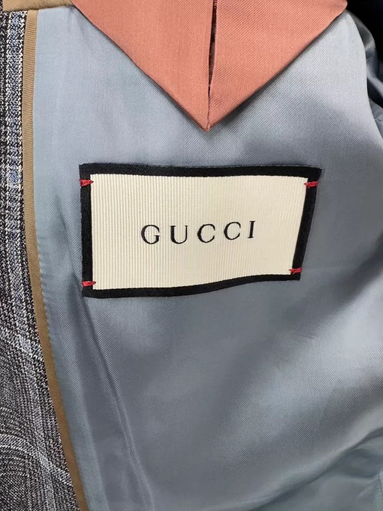Gucci Gucci Plaid suit 2502-Nextarrow Size 48R - 4 Thumbnail