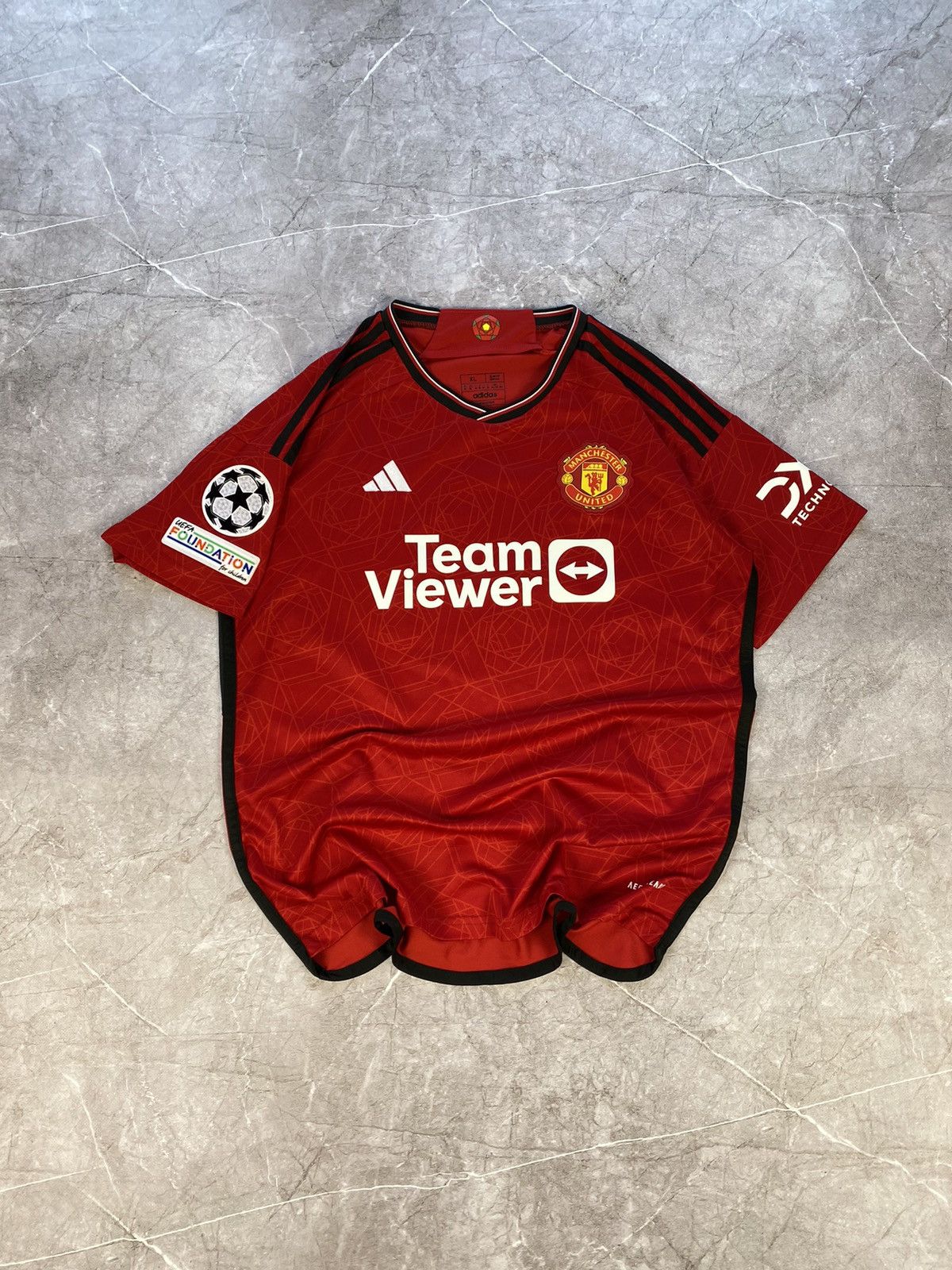 Adidas × Vintage Manchester United 2021 #10 Marcus Rashford Adidas Soccer Jer Size US XL / EU 56 / 4 - 2 Thumbnail