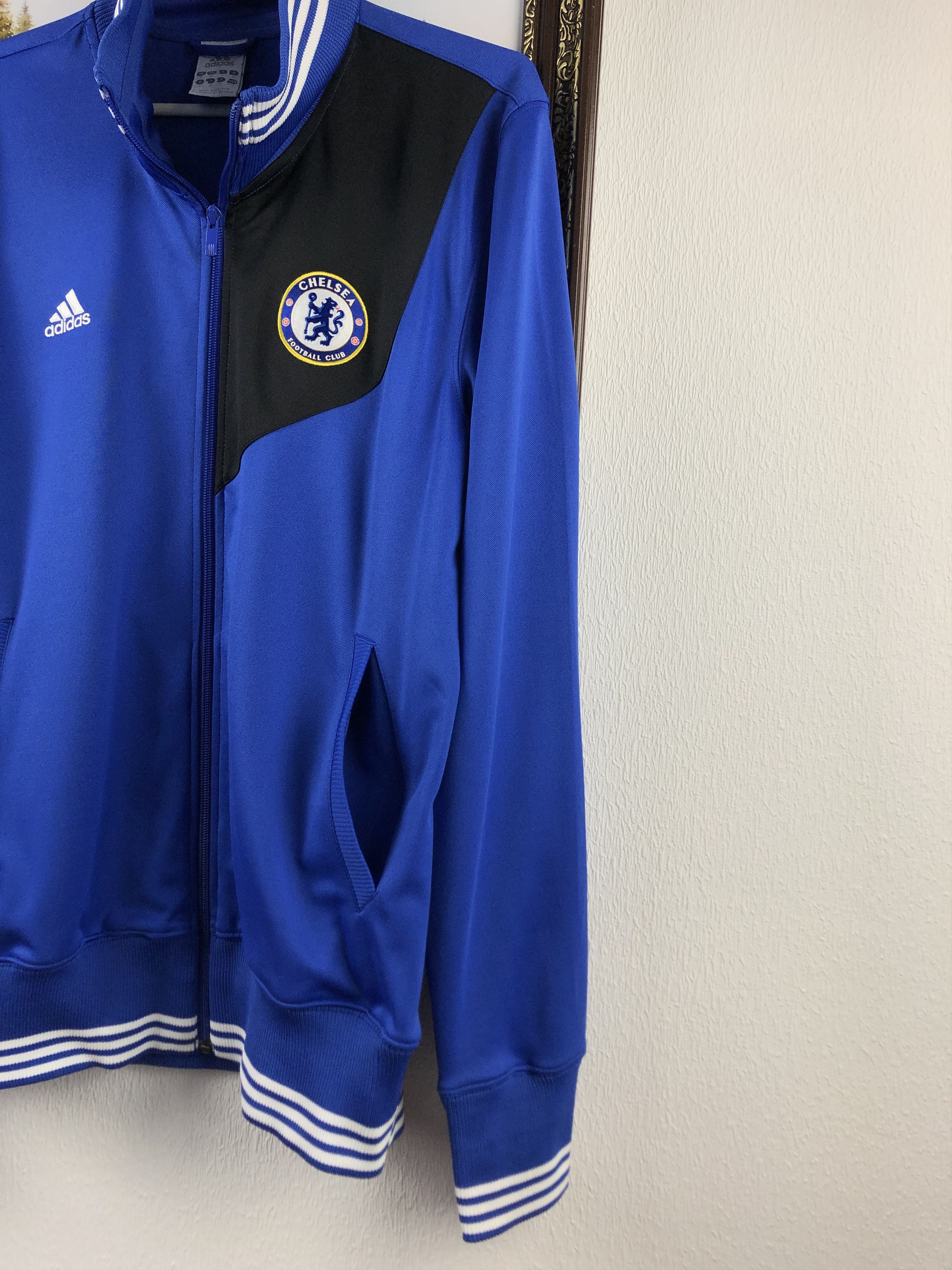 Adidas Vintage Adidas Chelsea Football Jacket Soccer Track Top Zip Size US M / EU 48-50 / 2 - 7 Thumbnail