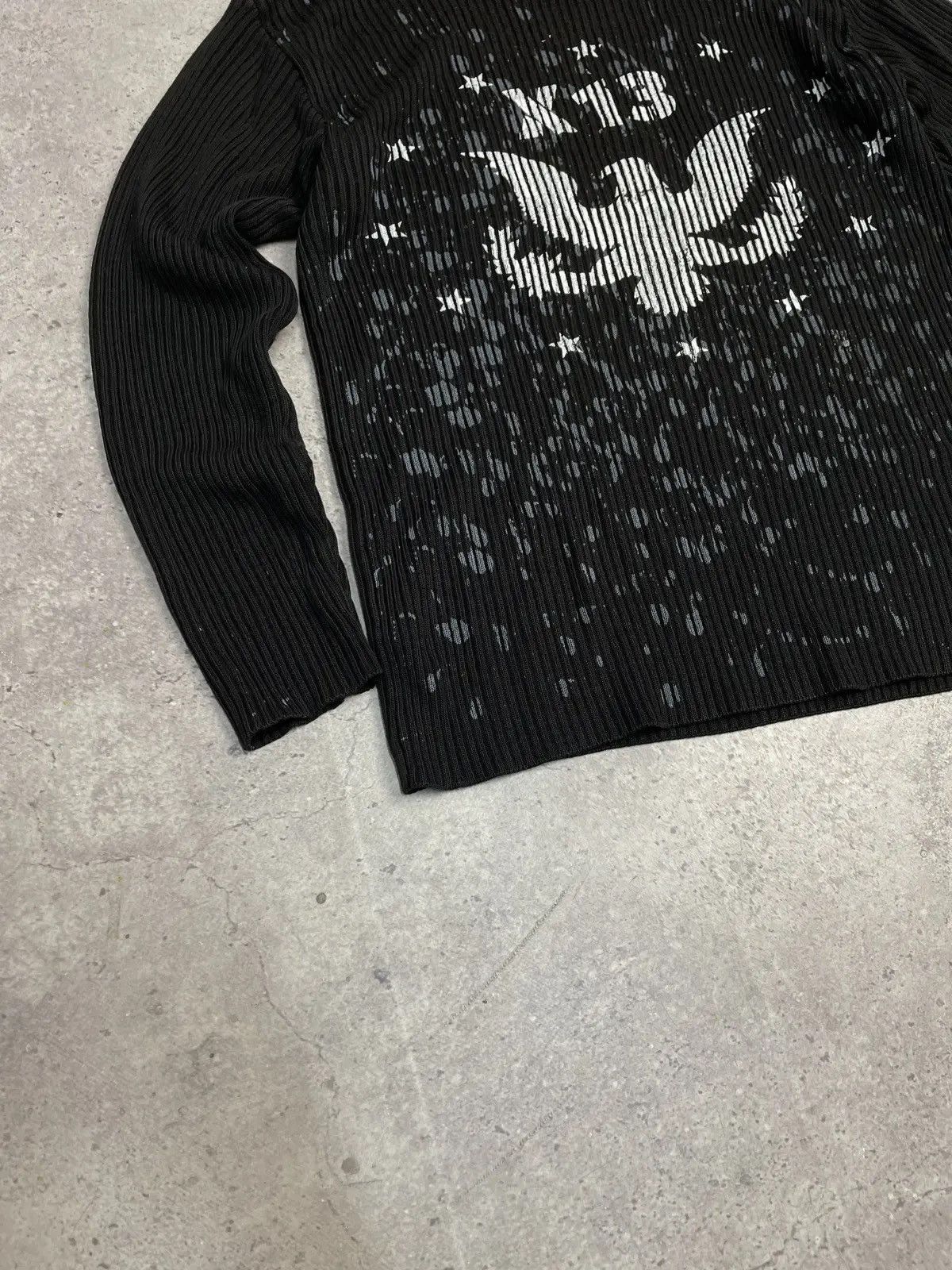 Japanese Brand × Vintage Vintage Avant Garde Style Striped Sweater Faded Y2K knitted Size US M / EU 48-50 / 2 - 6 Thumbnail