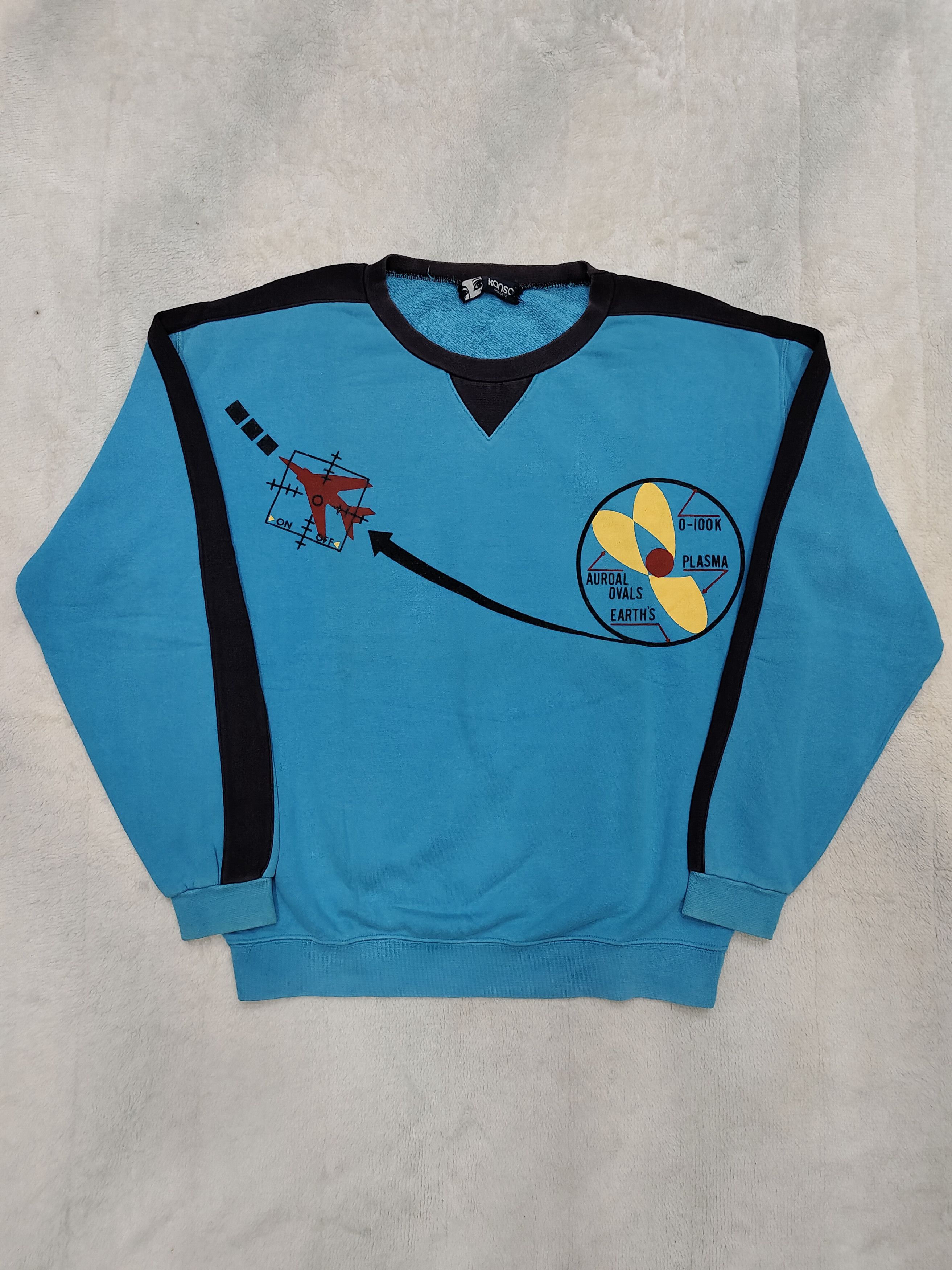 Kansai Yamamoto 80s Kansai- Archive Space Science Diagram Print Sweatshirt Size US M / EU 48-50 / 2 - 3 Thumbnail