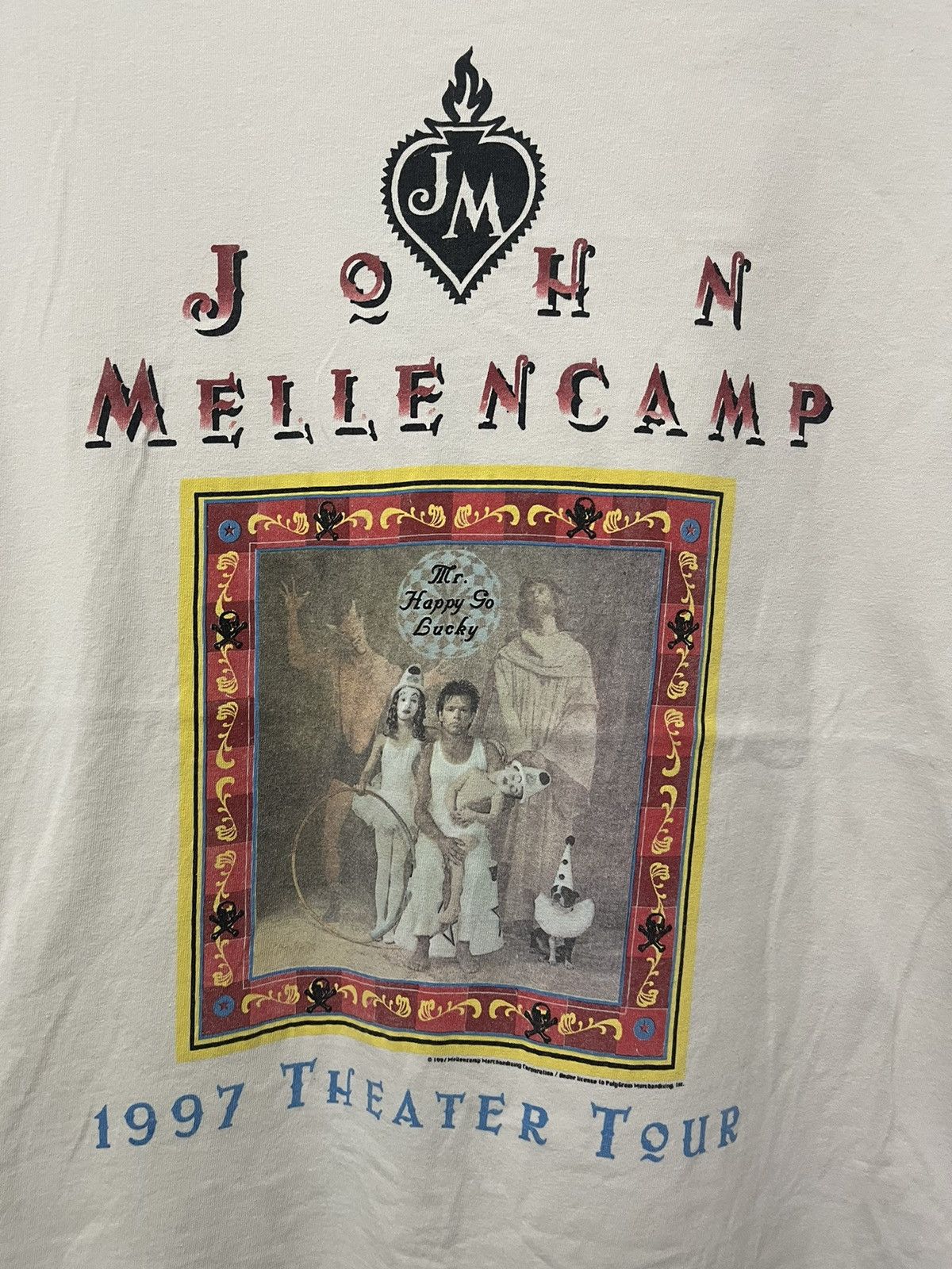 Band Tees × Vintage Vintage 90’s John Mellencamp Theater Tour Band Tee Size US L / EU 52-54 / 3 - 2 Thumbnail