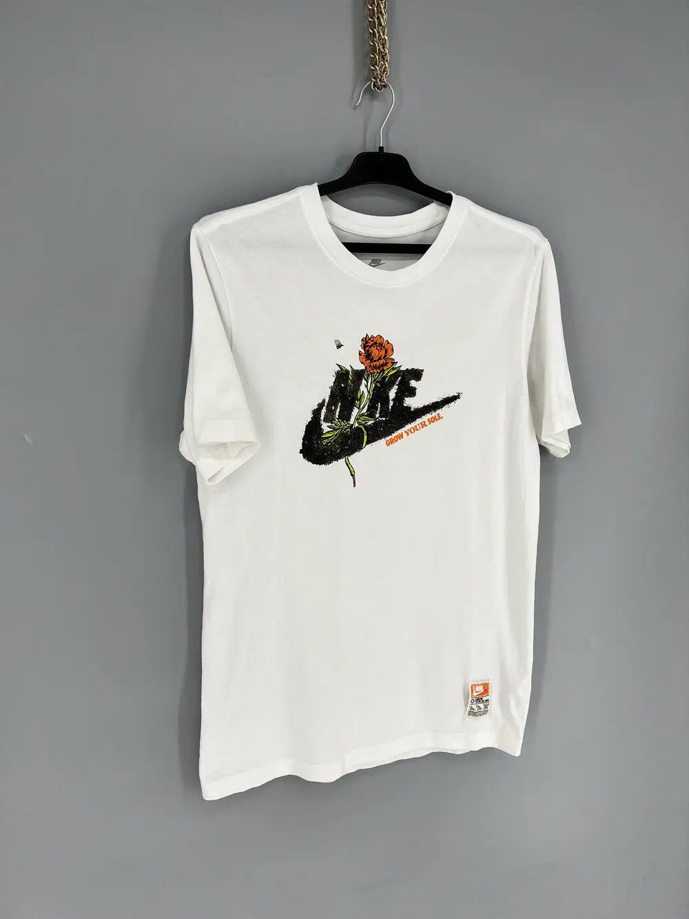 Nike Nike Men's JDI HAIRCUT Short Sleeve White T-Shirt Size M Size US M / EU 48-50 / 2 - 2 Thumbnail