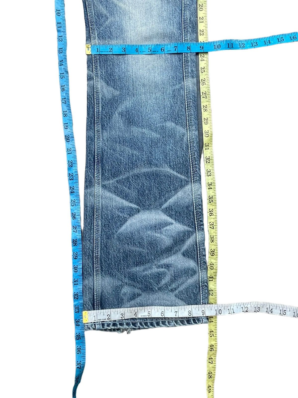 Japanese Brand × Vintage Vintage Blue Way Flare Faded Denim Size US 33 - 12 Thumbnail