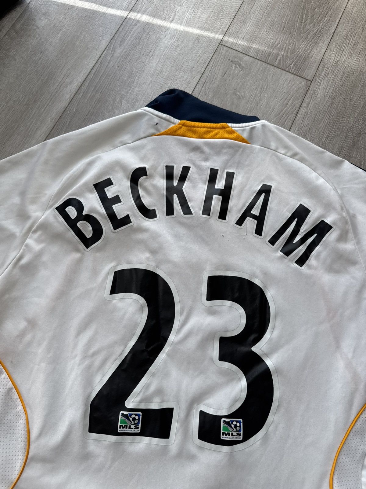 Adidas Adidas Vintage David Beckham 2007 LA Galaxy MLS Football Kit Size US M / EU 48-50 / 2 - 2 Thumbnail