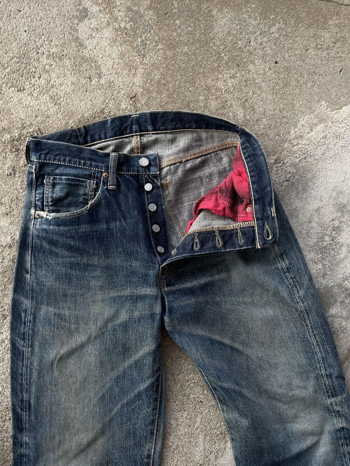 Japanese Brand Pherrows selvage WWII Jeans Size US 30 / EU 46 - 4 Thumbnail