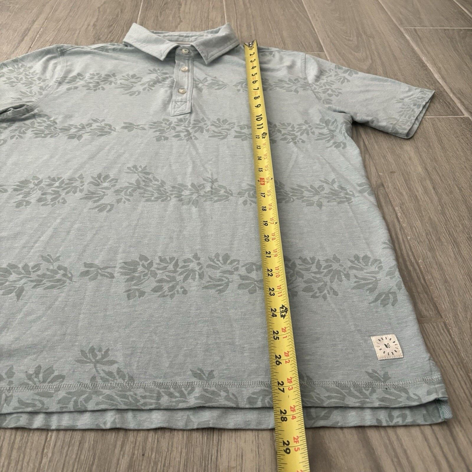 Other Linksoul Mens Medium Tempus Fugit Polyester Floral Golf Polo Size US M / EU 48-50 / 2 - 8 Thumbnail