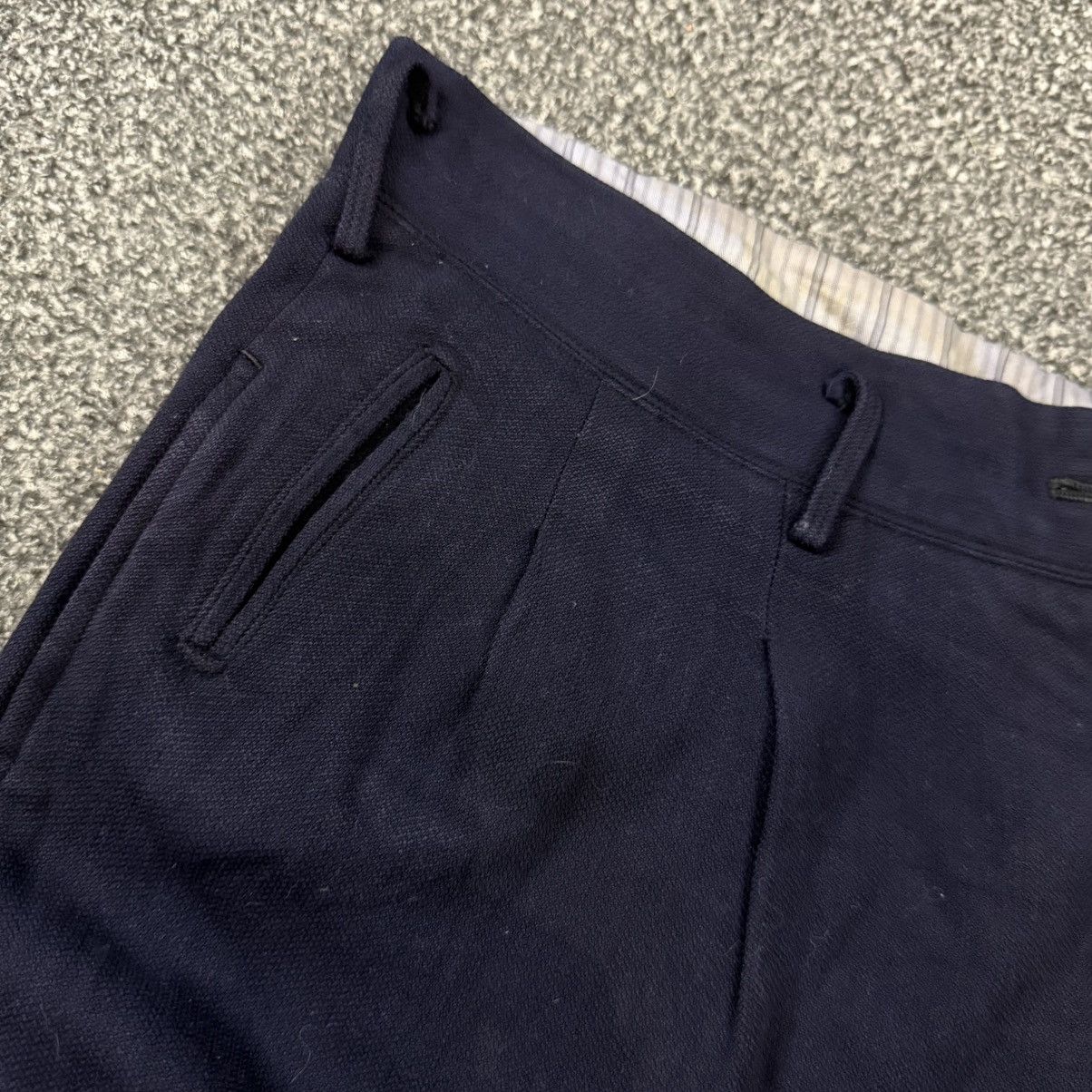 20471120 Vintage 80s Japanese Pleated Trouser D- Rise Cutting Pant Size US 31 - 8 Thumbnail