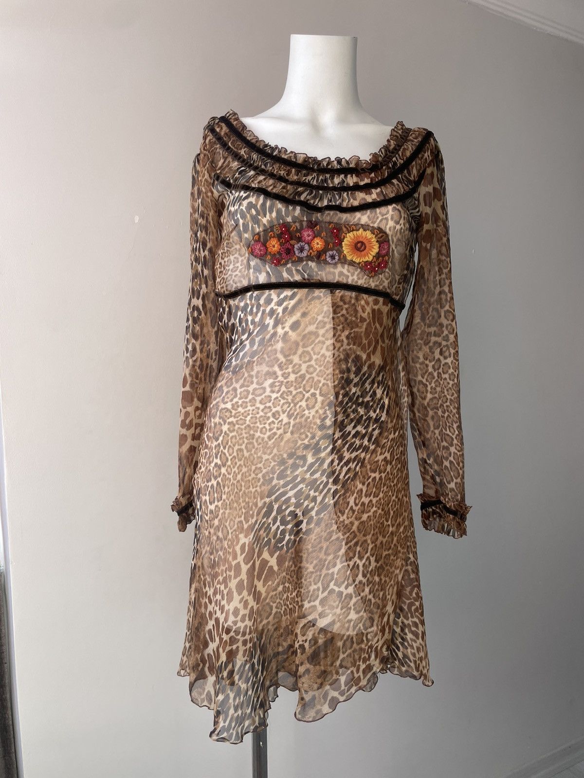 Blumarine Blumarine silk dress Size M / US 6-8 / IT 42-44 - 4 Thumbnail