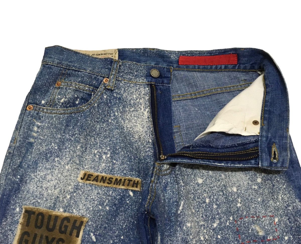 Japanese Brand Rare Design Vintage Tough Jeansmith Patchwork Jeans 2000s Size US 28 / EU 44 - 6 Thumbnail
