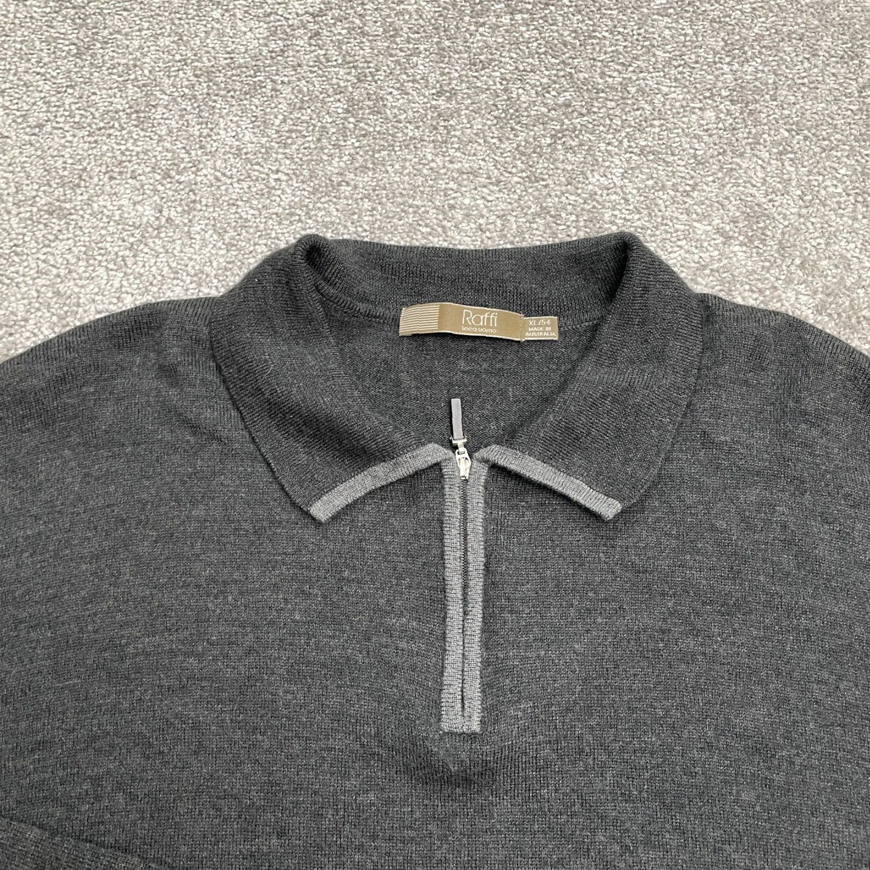 Polo Ralph Lauren VINTAGE Polo Ralph Lauren Wool 1/4 Zip Pullover Sweater Men XL Gray Knit Stretch Classic Size US XL / EU 56 / 4 - 3 Thumbnail