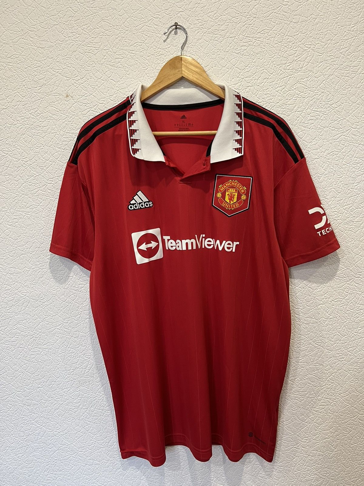 Adidas Manchester United Adidas 2022/2023 Home Kit Soccer Jersey Size US XL / EU 56 / 4 - 1 Thumbnail