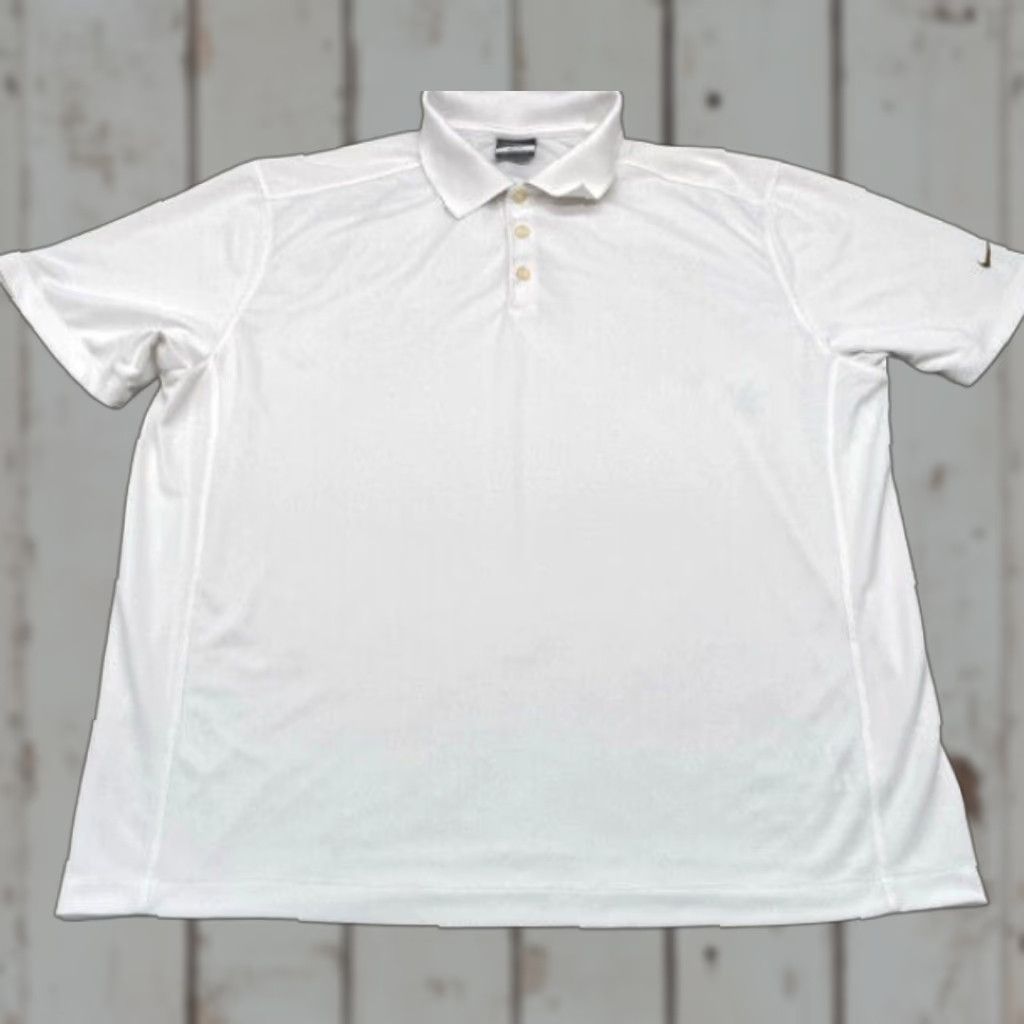 Nike Nike Golf Polo Shirt 2XL Mens White Dri-Fit Tour Victory 465802-100 4265 Size US XXL / EU 58 / 5 - 1 Thumbnail