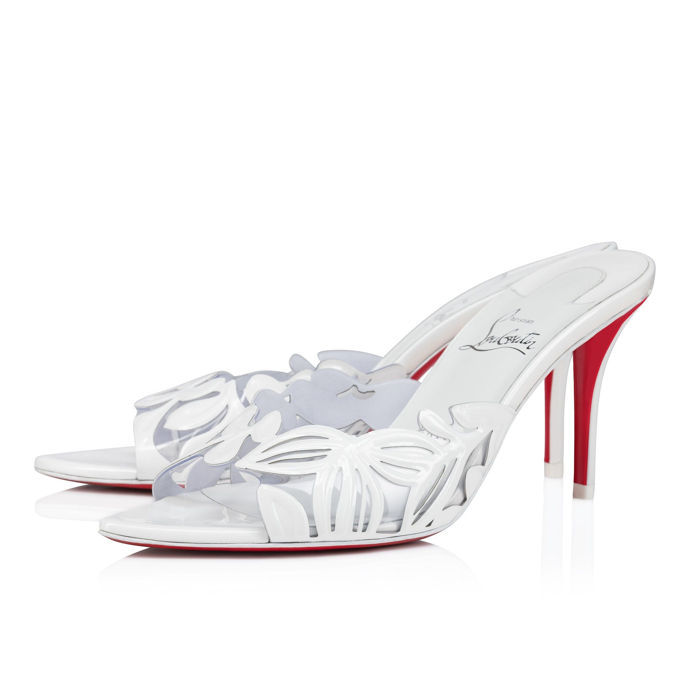 Christian Louboutin Apostropha Mule Petunia Size US 7 / IT 37 - 1 Thumbnail