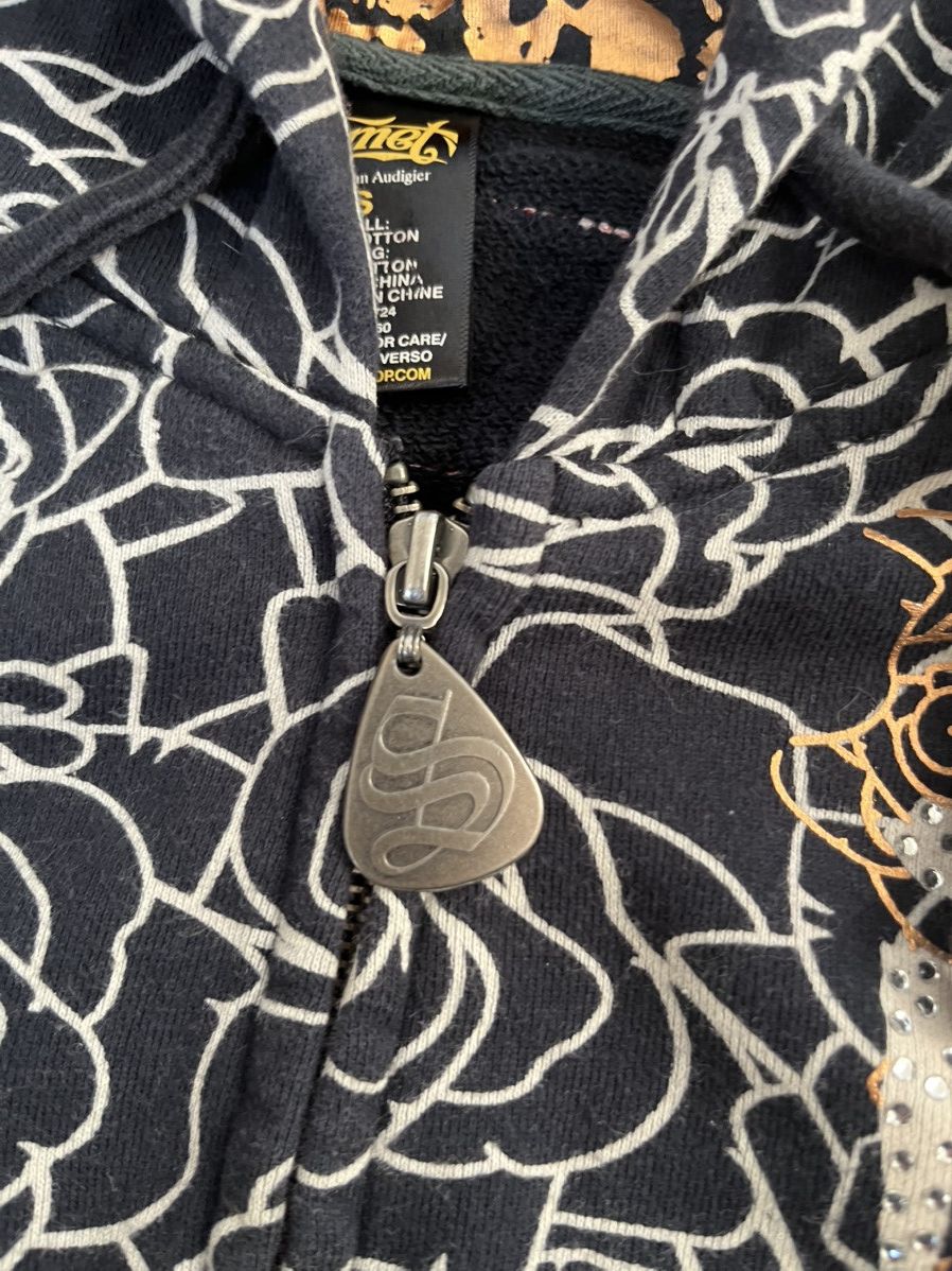 Christian Audigier SMET by Christian Audiger Rhinestone Skull Zip-up Size US S / EU 44-46 / 1 - 3 Thumbnail