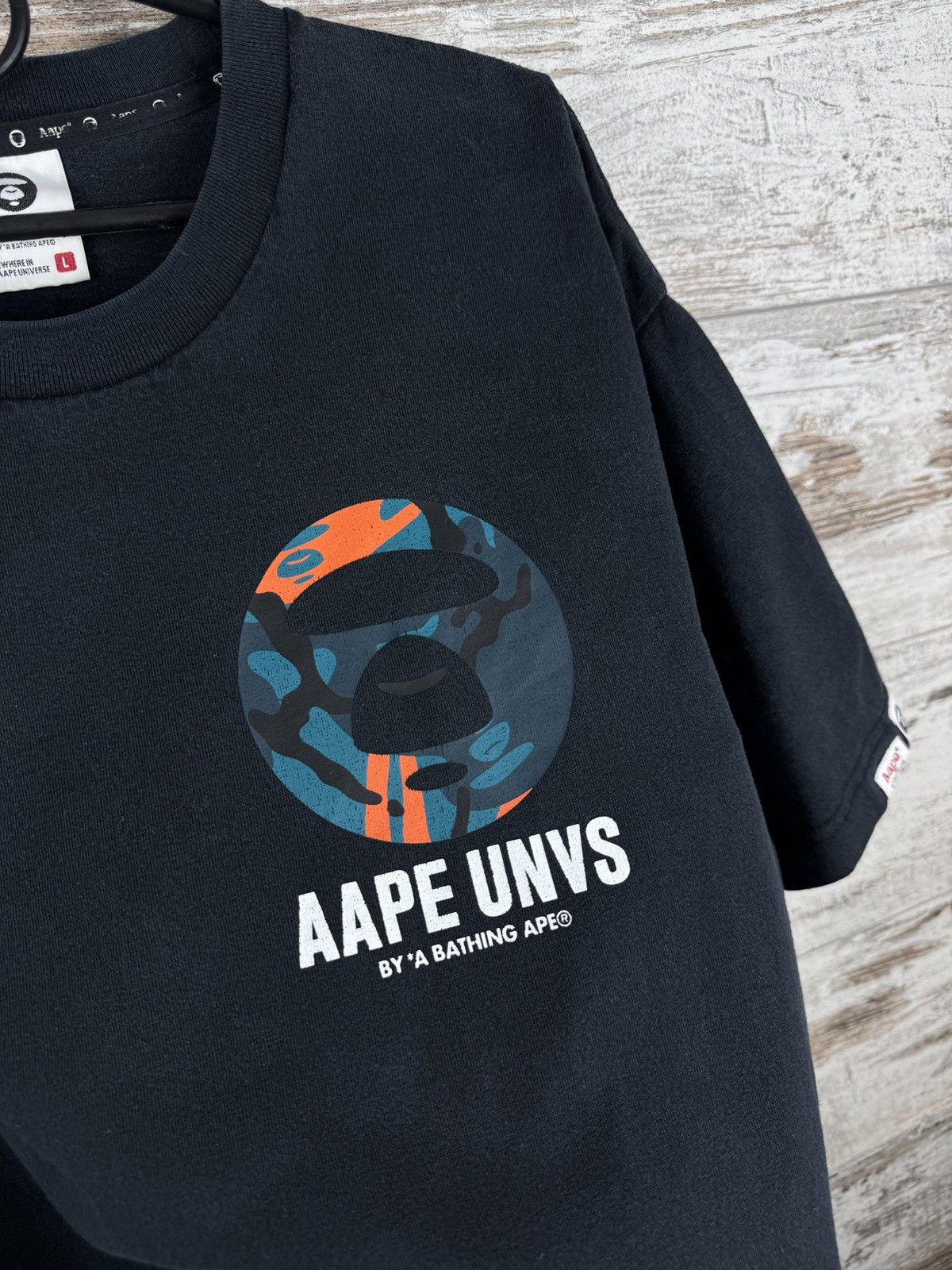 Aape Mens Vintage Aape by A Bathing Ape T-shirt japan tee logo Size US L / EU 52-54 / 3 - 4 Thumbnail
