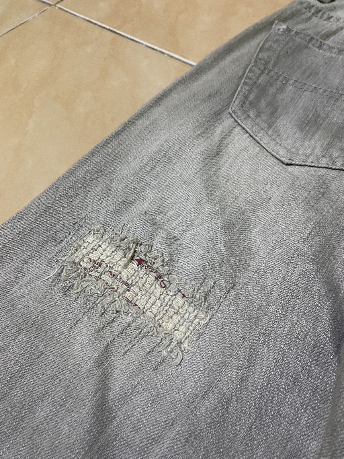If Six Was Nine × Japanese Brand × Seditionaries Young Machines pacthwork and distressed Size 29" - 7 Thumbnail