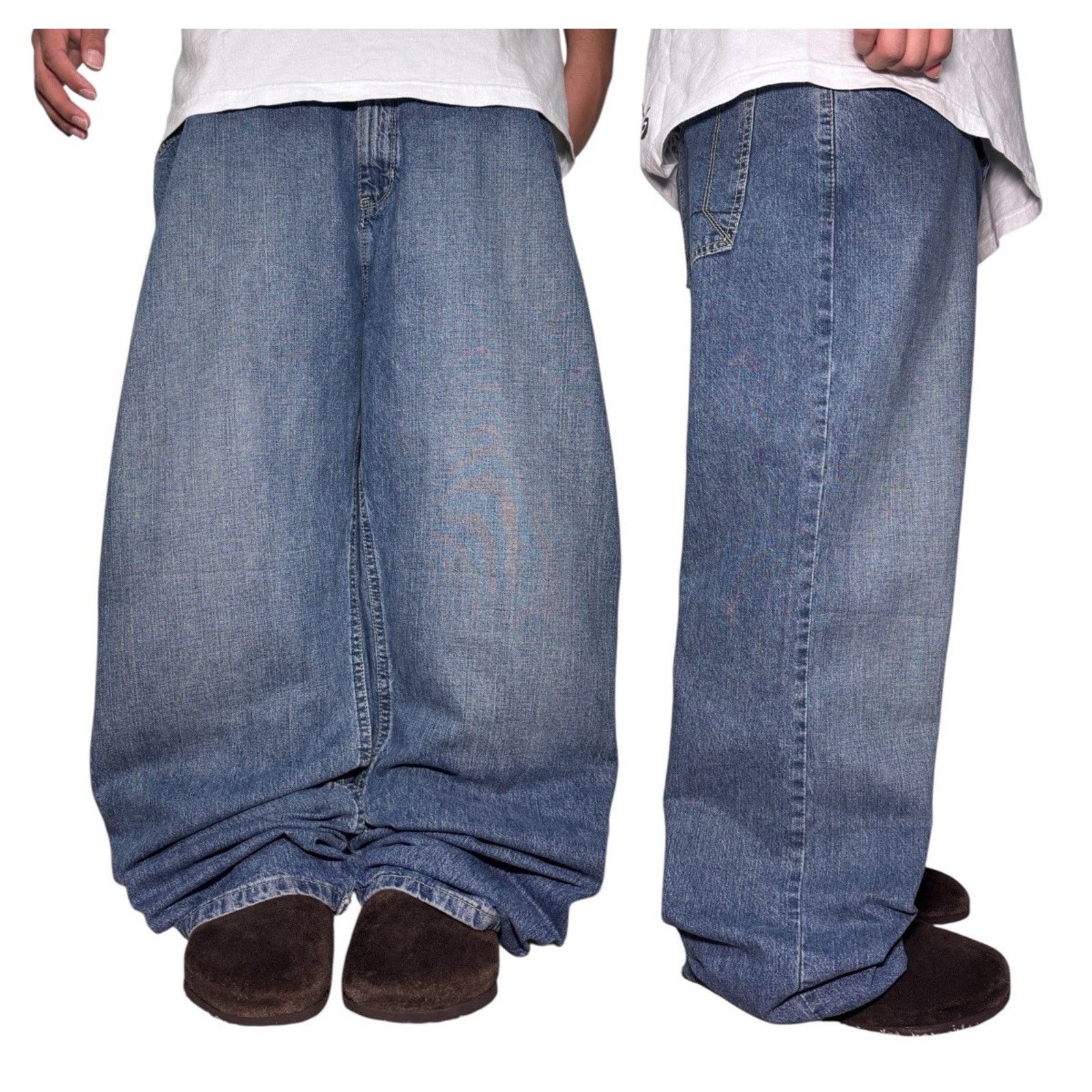 Nautica Baggy Nautica Fit y2k Jeans 40x32 Wide Leg Skater Type Size US 40 / EU 56 - 1 Thumbnail